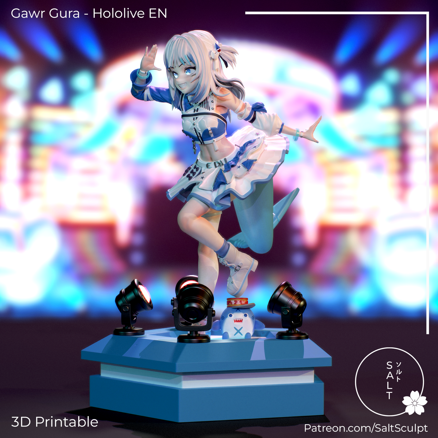 SaltSculpt Gawr Gura (Idol Outfit) - Hololive