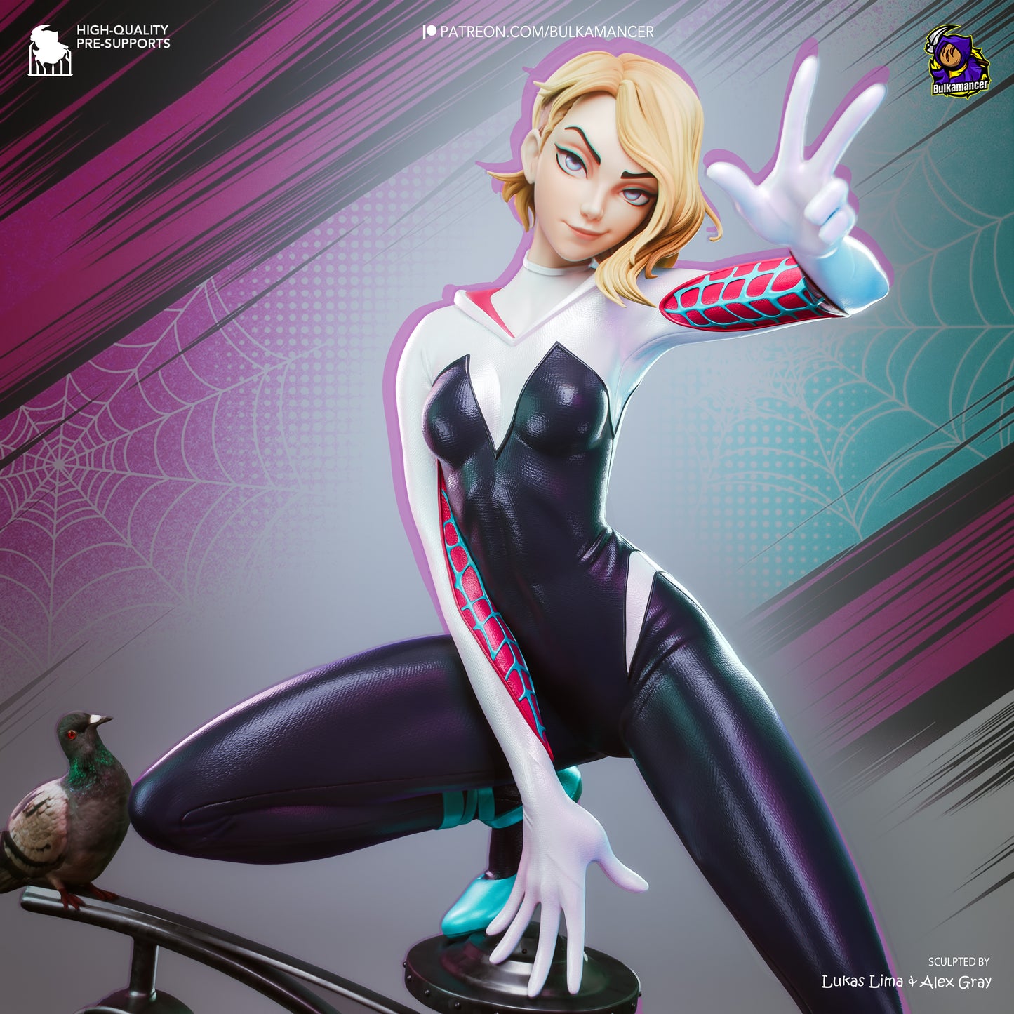 Bulkamancer Sculps Gwen Stacy - Into the Spider-Verse