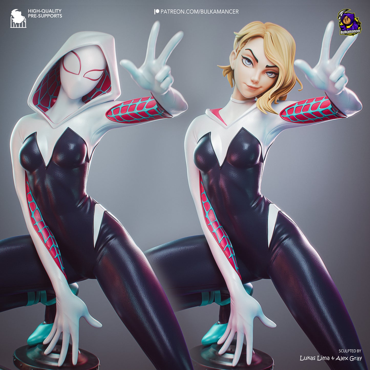 Bulkamancer Sculps Gwen Stacy - Into the Spider-Verse