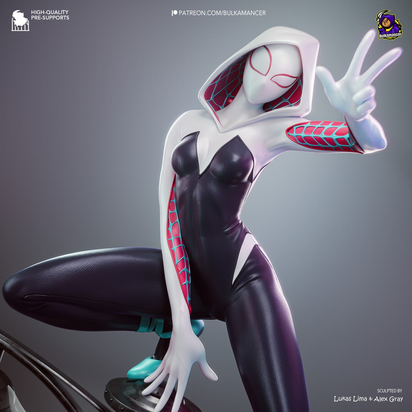Bulkamancer Sculps Gwen Stacy - Into the Spider-Verse