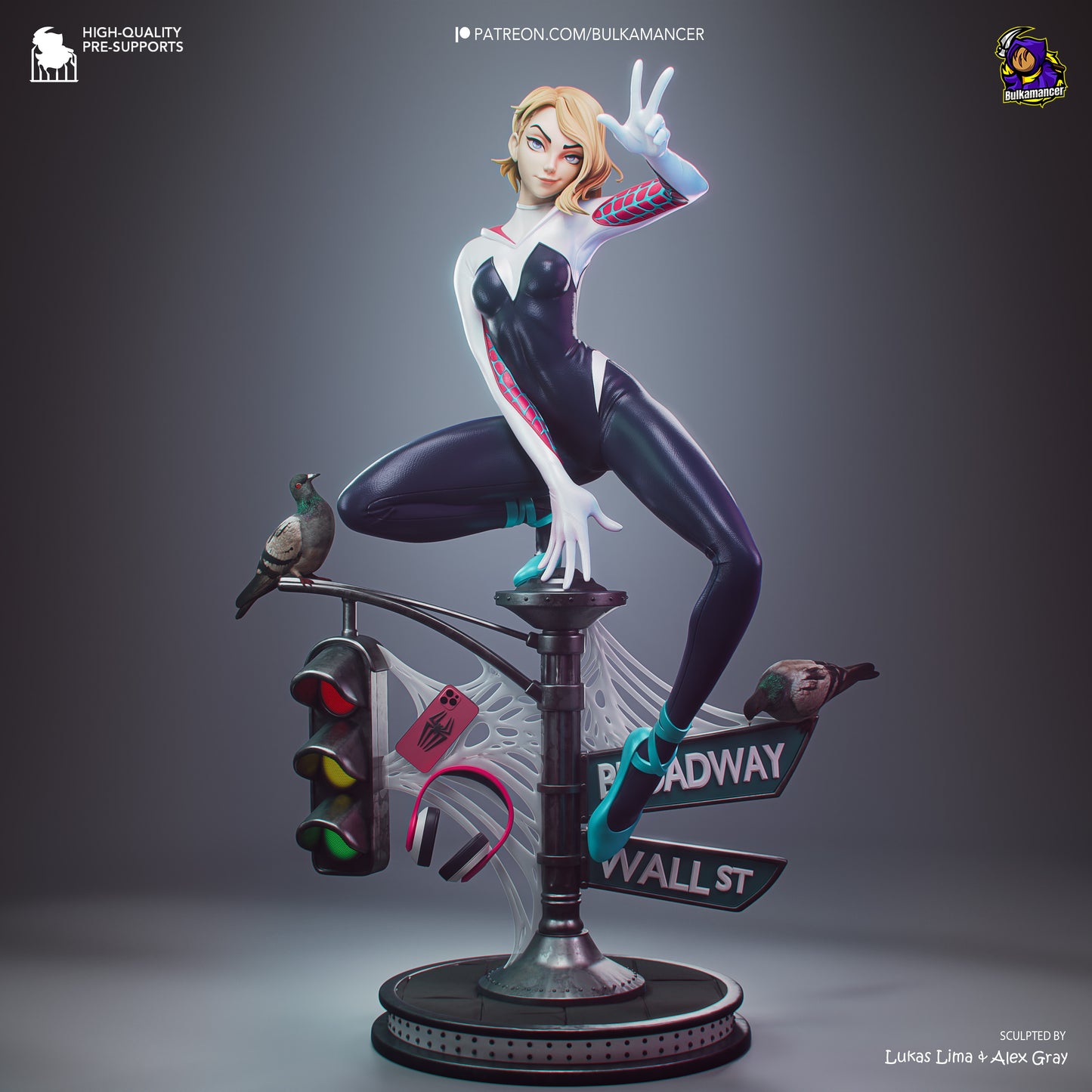 Bulkamancer Sculps Gwen Stacy - Into the Spider-Verse