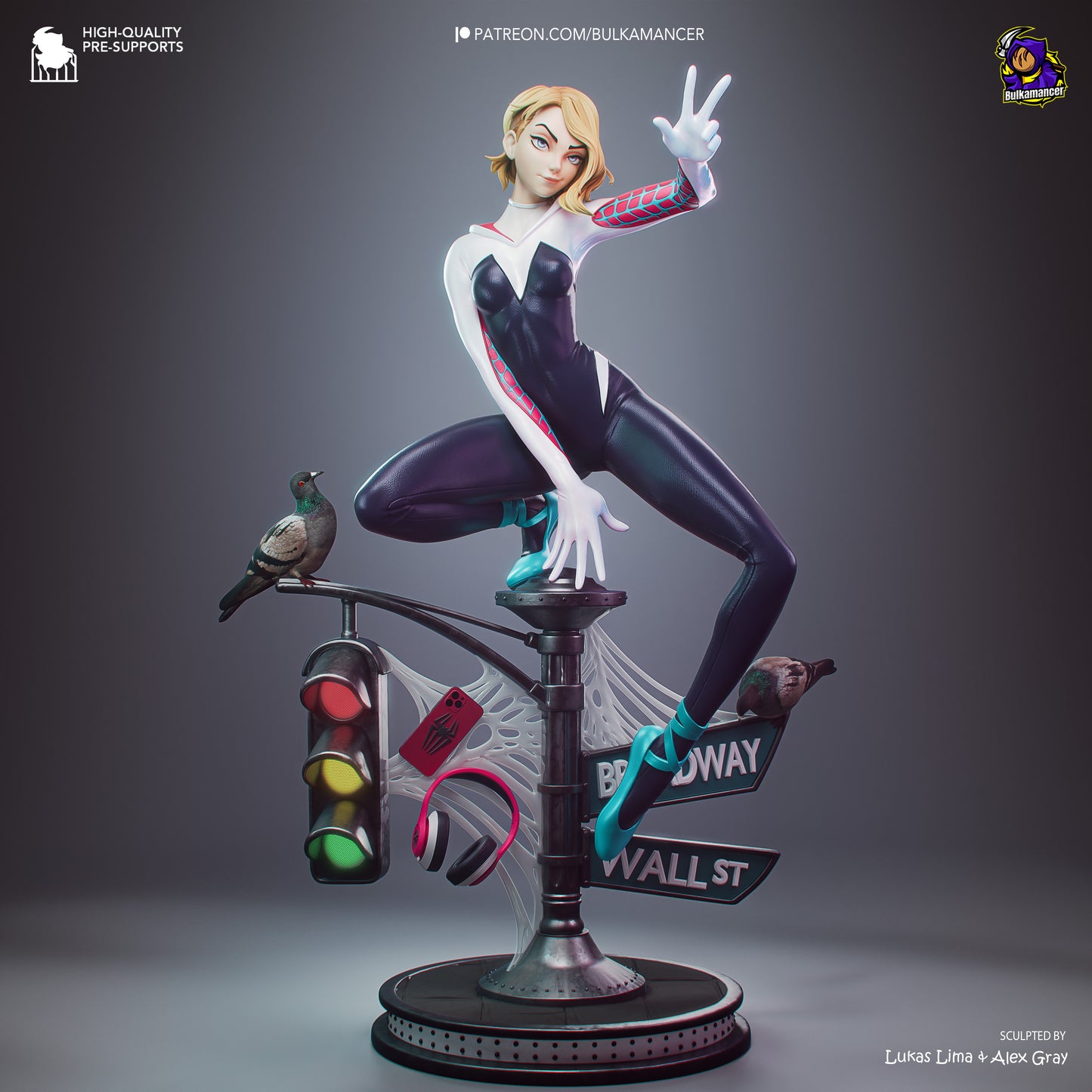 Bulkamancer Sculps Gwen Stacy - Into the Spider-Verse