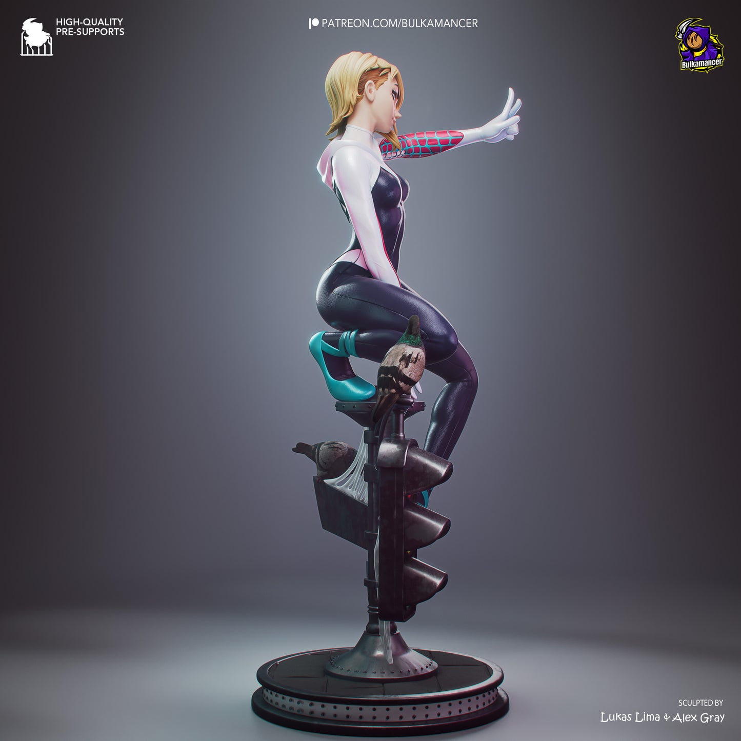 Bulkamancer Sculps Gwen Stacy - Into the Spider-Verse