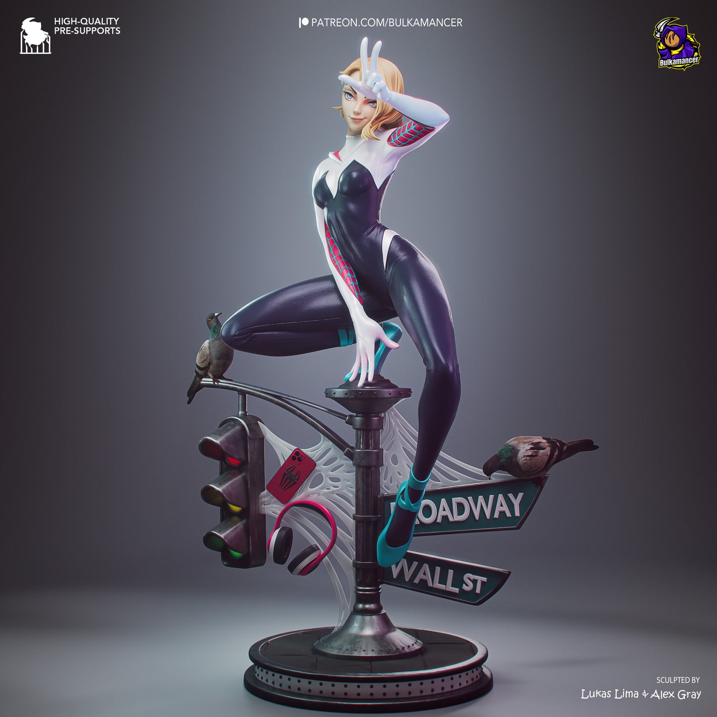 Bulkamancer Sculps Gwen Stacy - Into the Spider-Verse