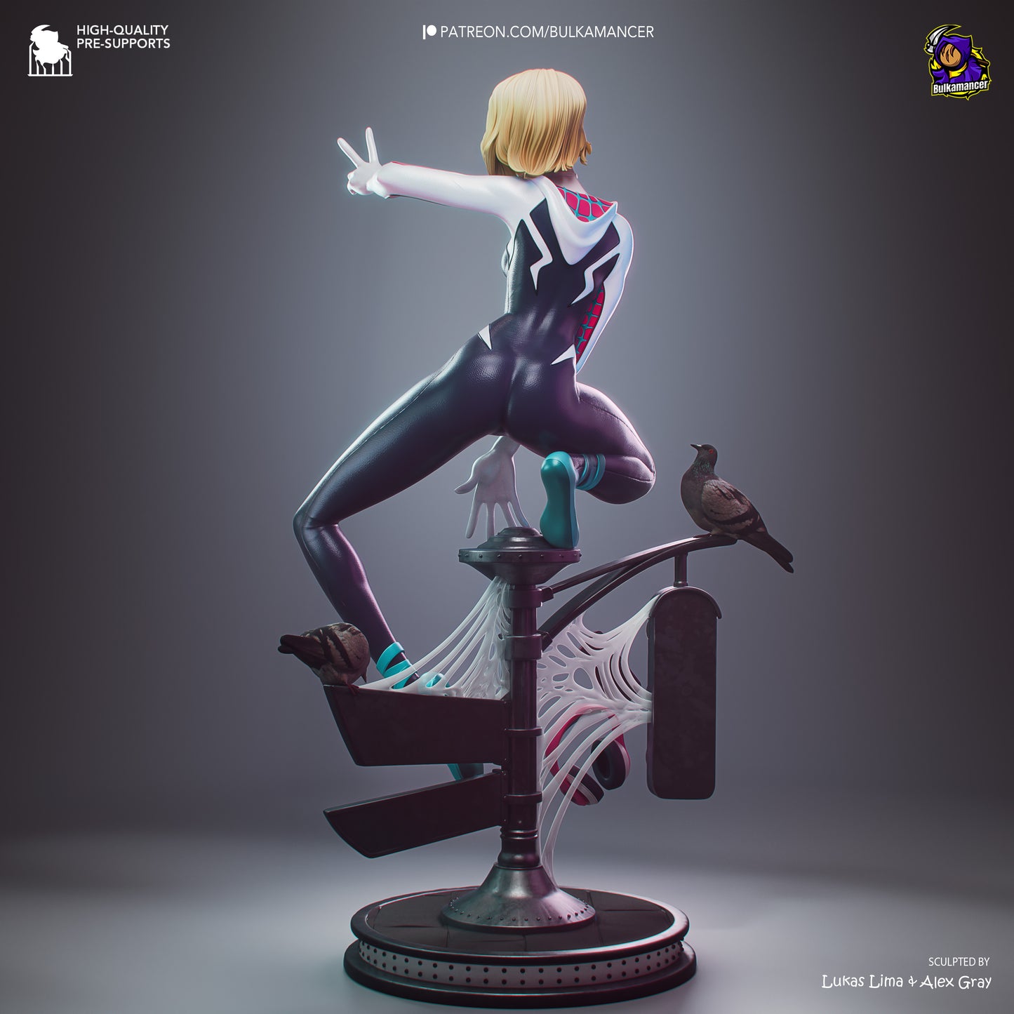 Bulkamancer Sculps Gwen Stacy - Into the Spider-Verse