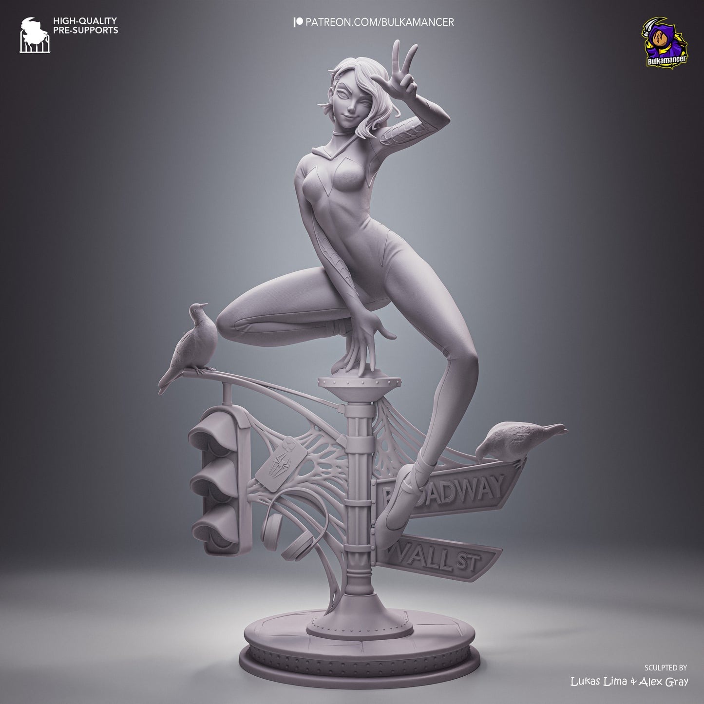 Bulkamancer Sculps Gwen Stacy - Into the Spider-Verse
