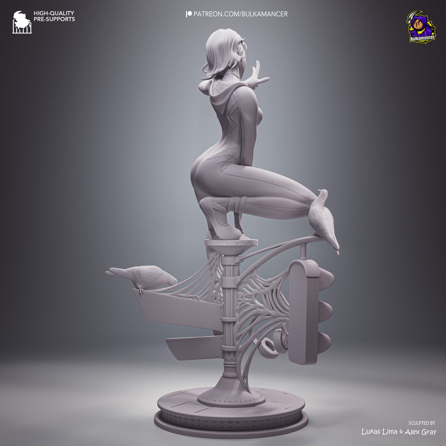 Bulkamancer Sculps Gwen Stacy - Into the Spider-Verse
