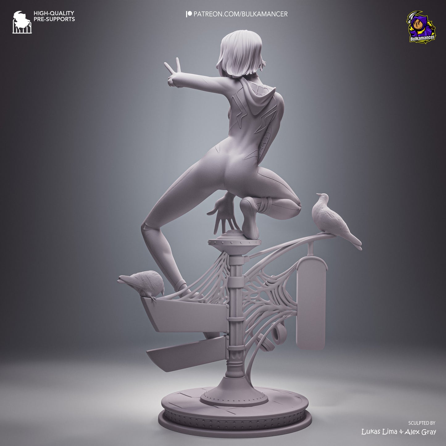Bulkamancer Sculps Gwen Stacy - Into the Spider-Verse