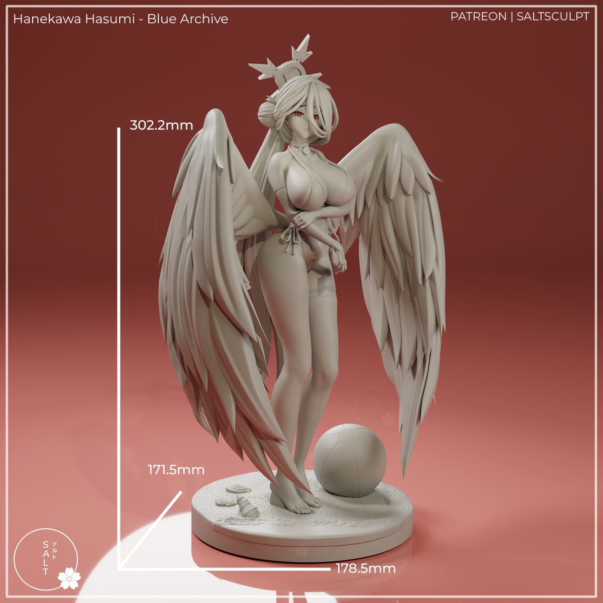 SaltSculpt Hanekawa Hasumi - Blue Archive