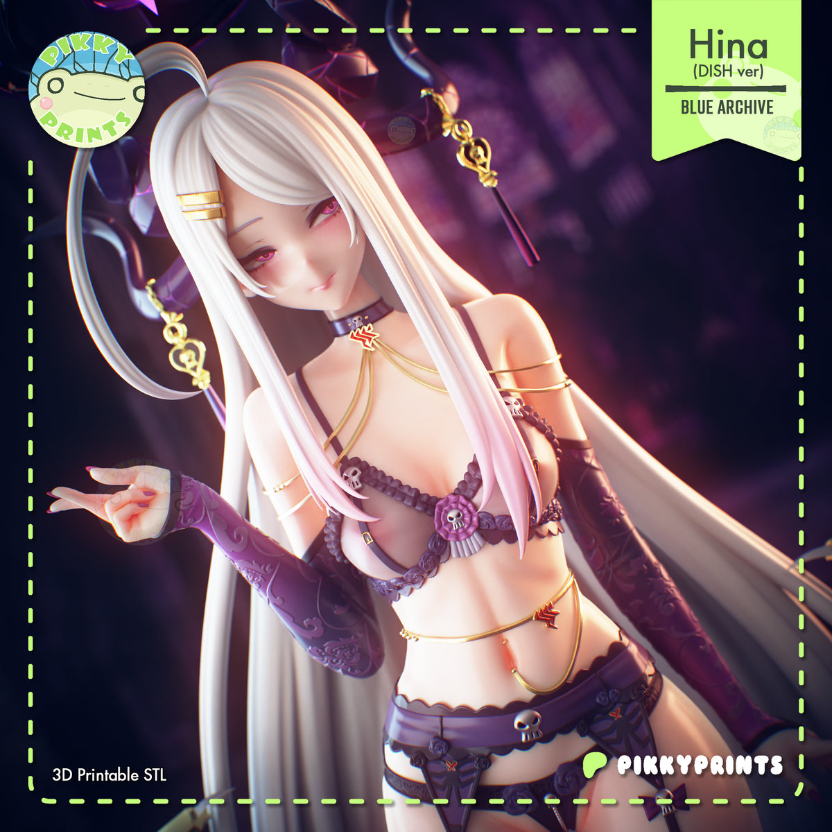Pikky Prints Big Hina (DISH ver) - Blue Archive