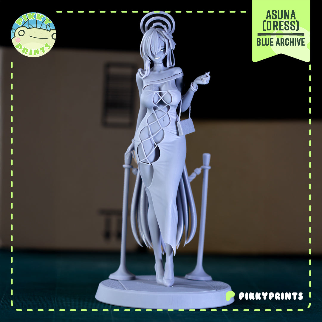 Pikky Prints Dress Asuna - Blue Archive