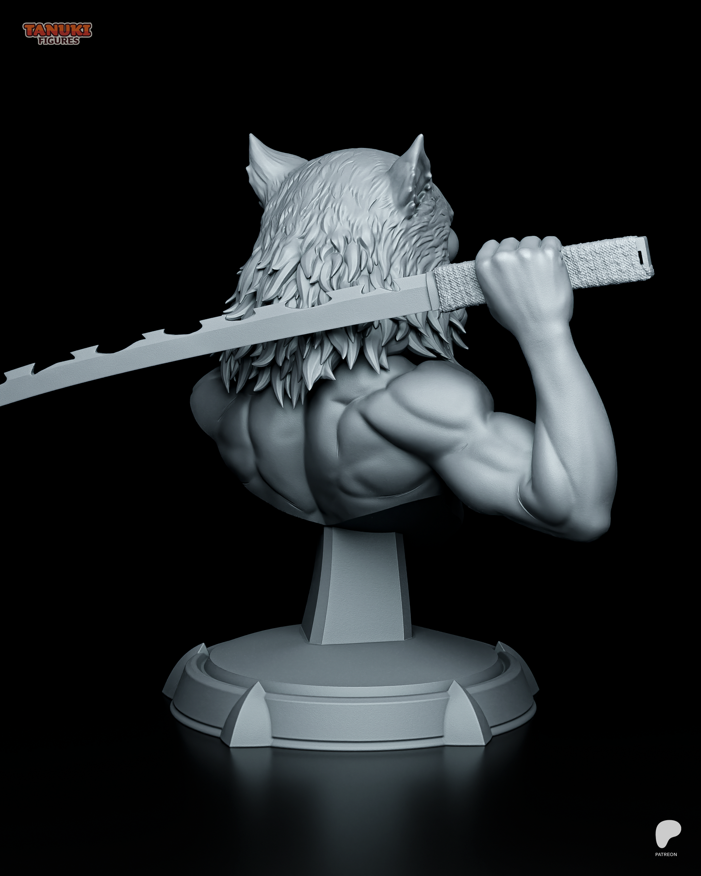 Tanuki Figures Inosuke - Demon Slayer