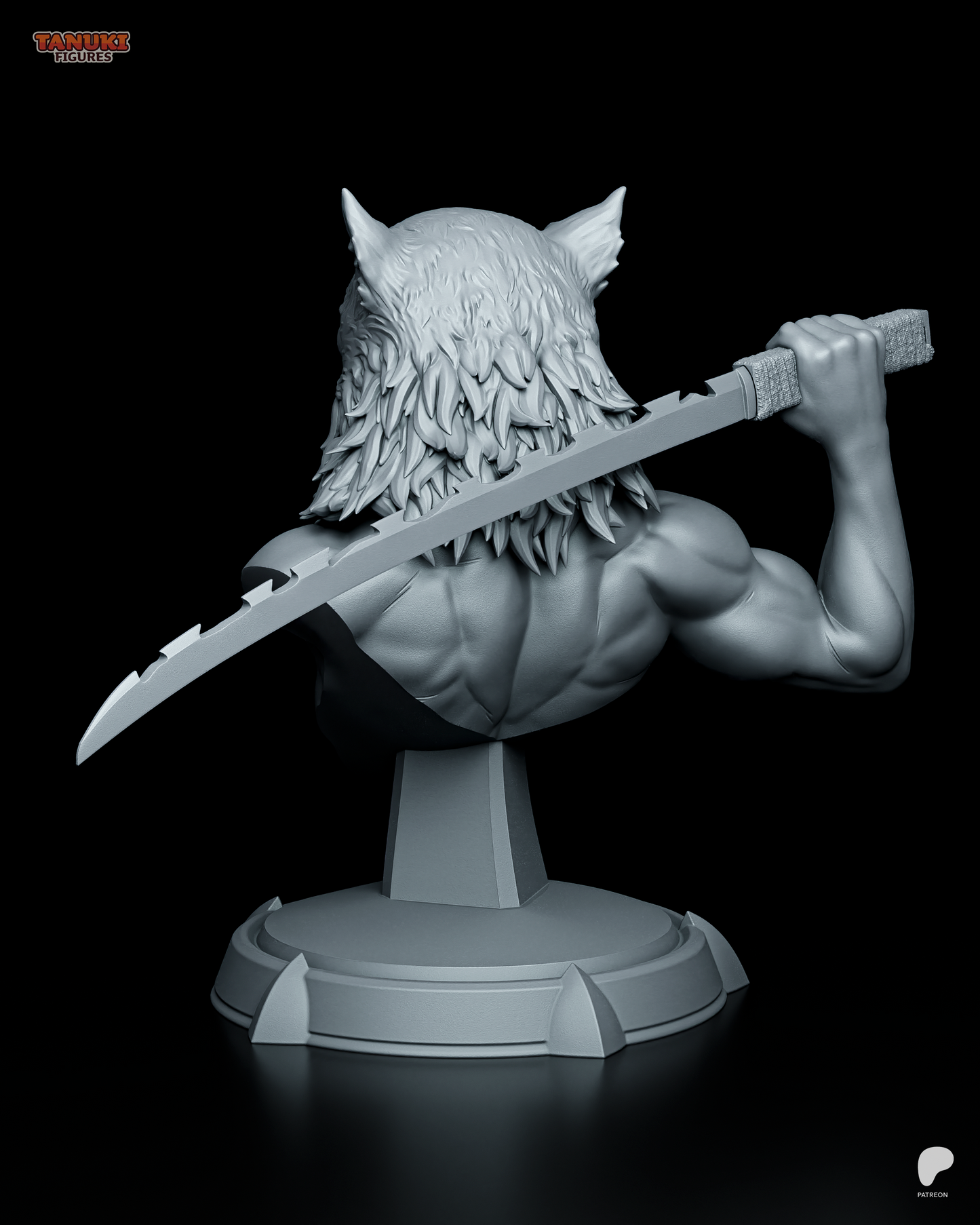 Tanuki Figures Inosuke - Demon Slayer