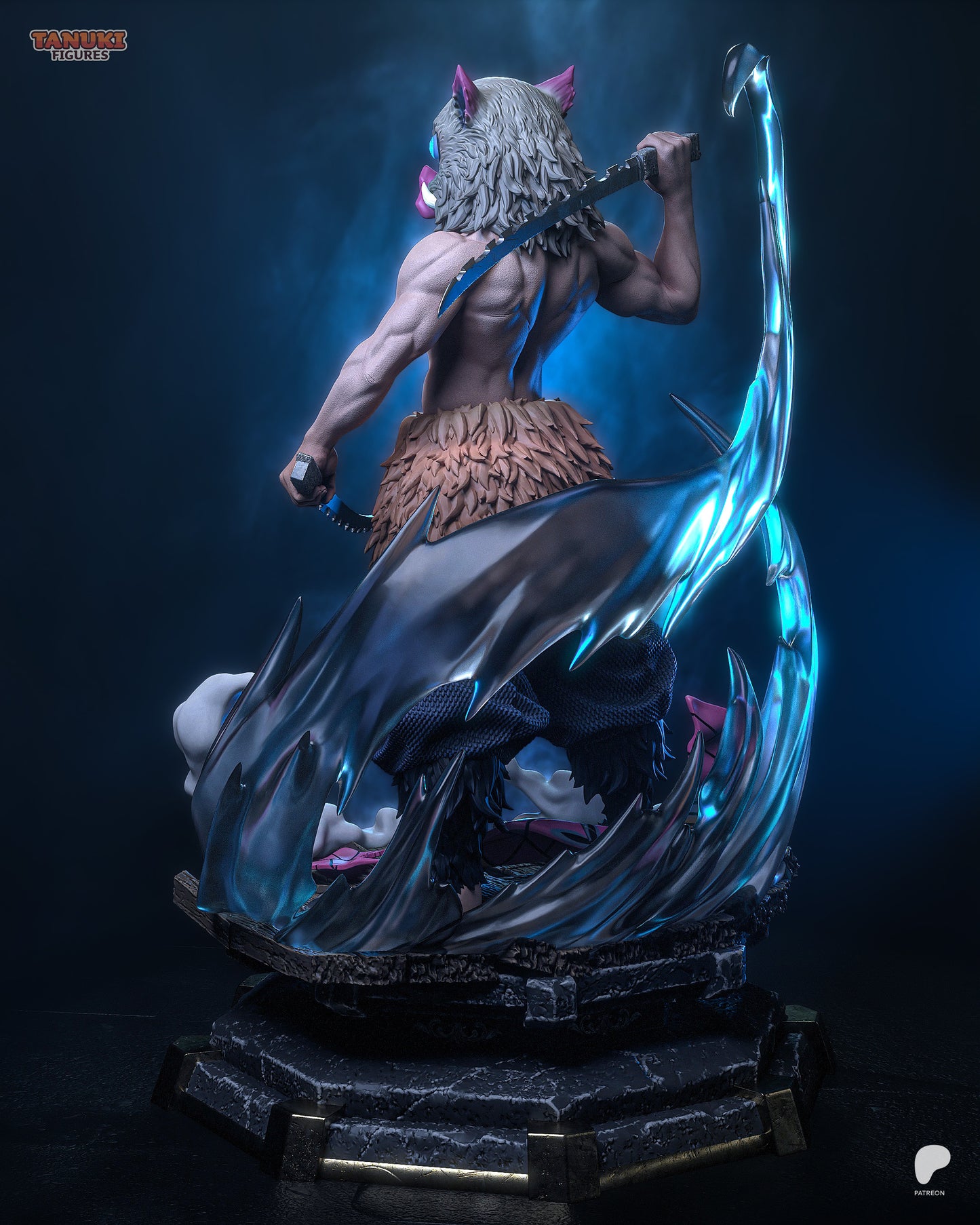 Tanuki Figures Inosuke - Demon Slayer