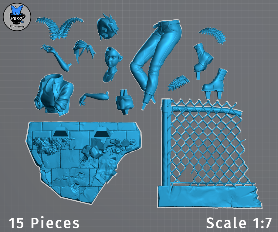 Neko Figurines Invisigal - Dispatch