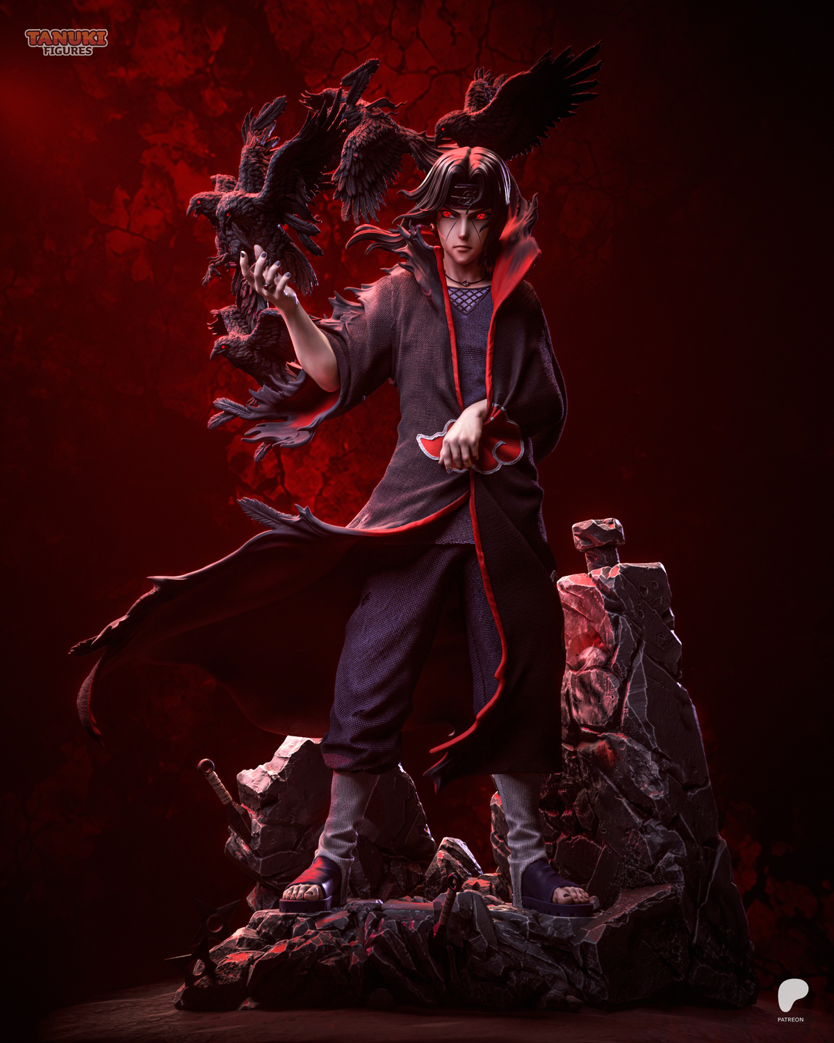 Tanuki Figures Itachi- Naruto