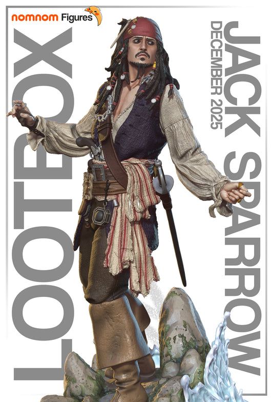 Nomnom Figures Jack Sparrow - Pirates of the Carribean