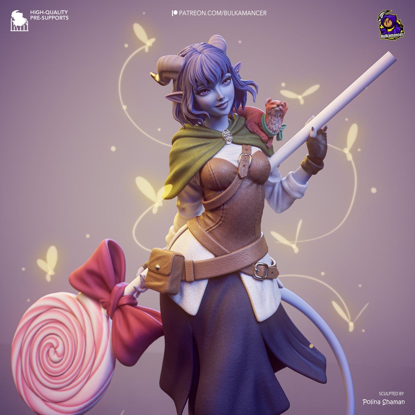 Bulkamancer Sculps Jester - The Mighty Nein