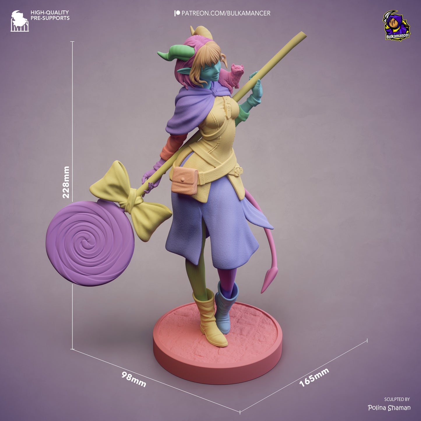 Bulkamancer Sculps Jester - The Mighty Nein