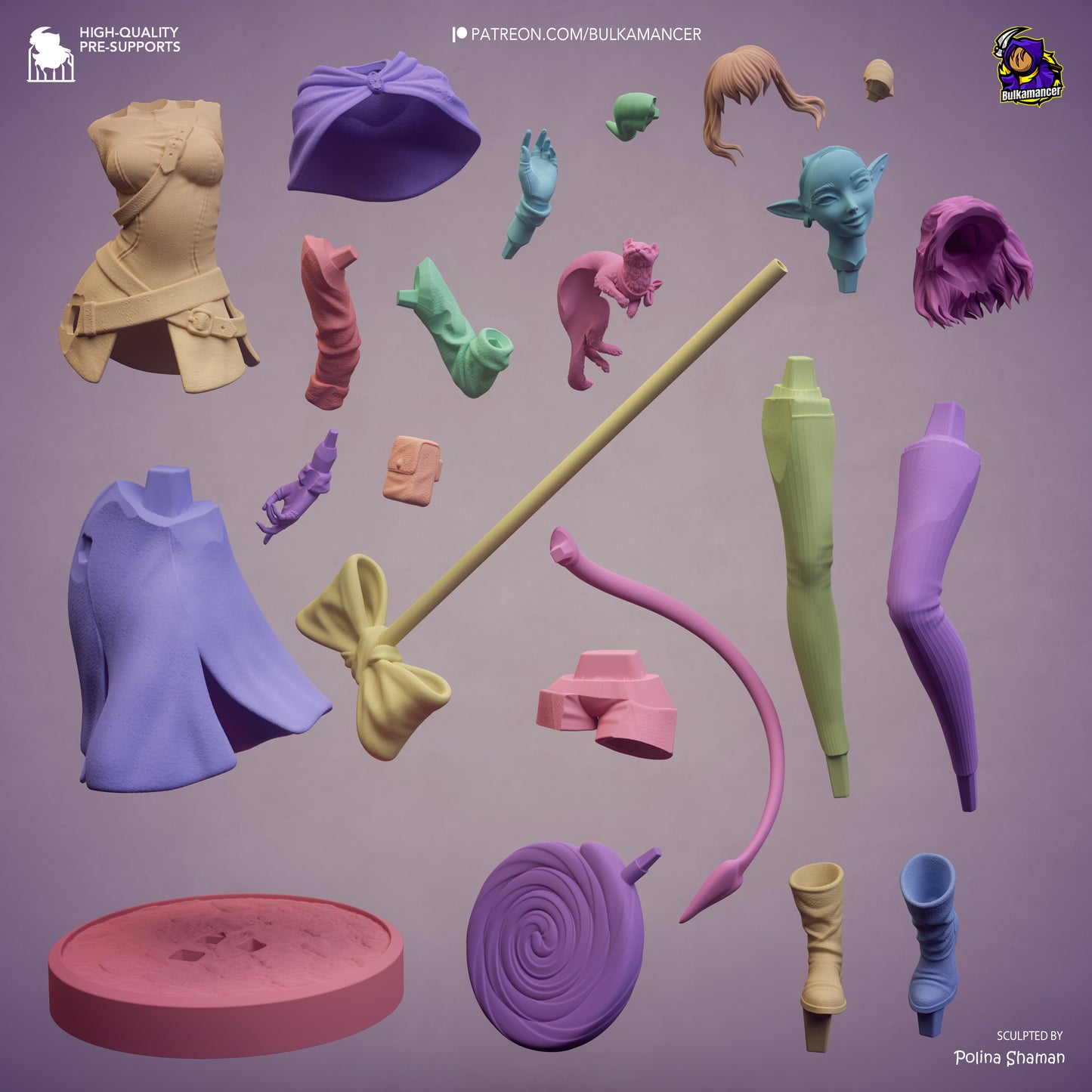 Bulkamancer Sculps Jester - The Mighty Nein