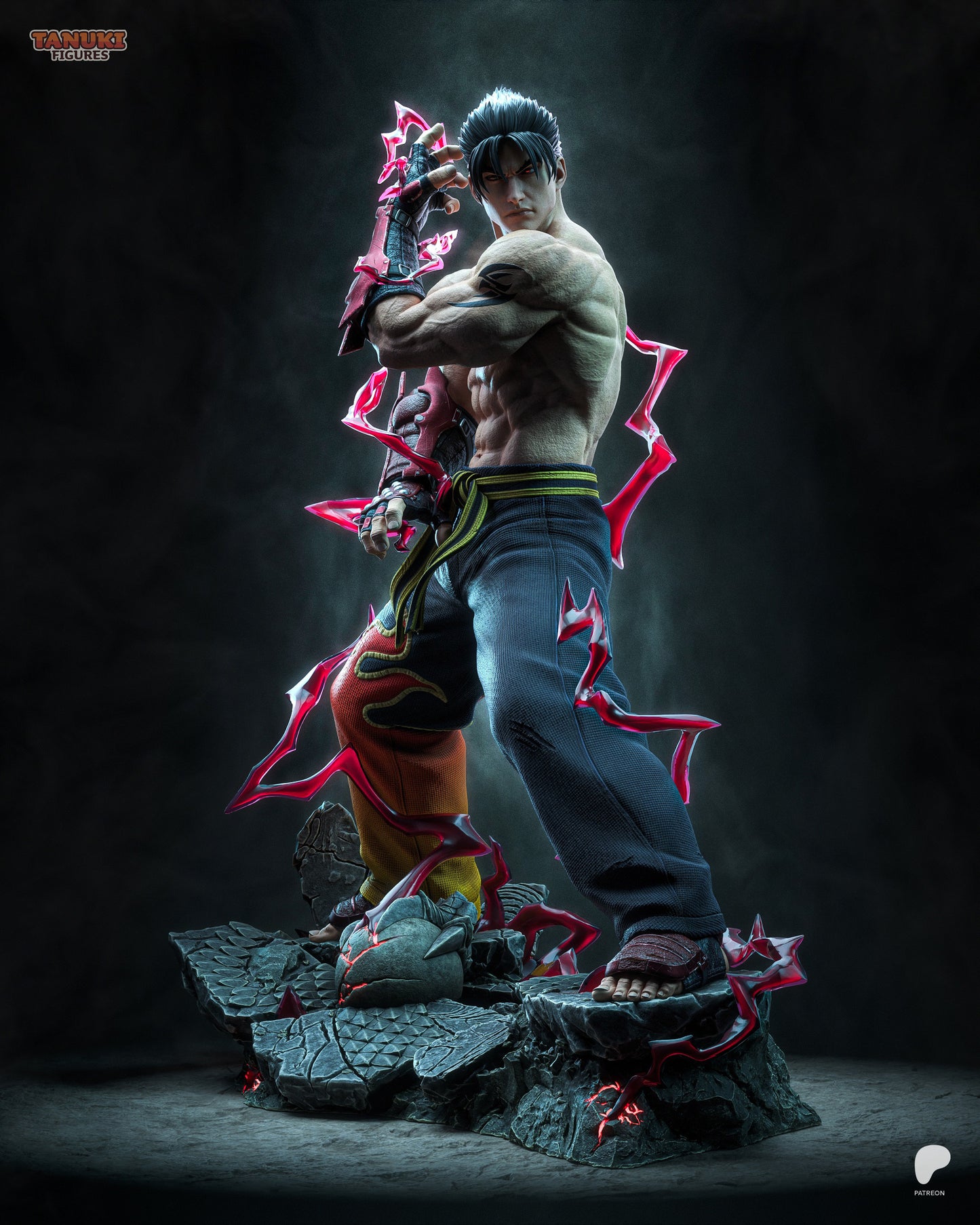 Tanuki Figures  Jin Kazama