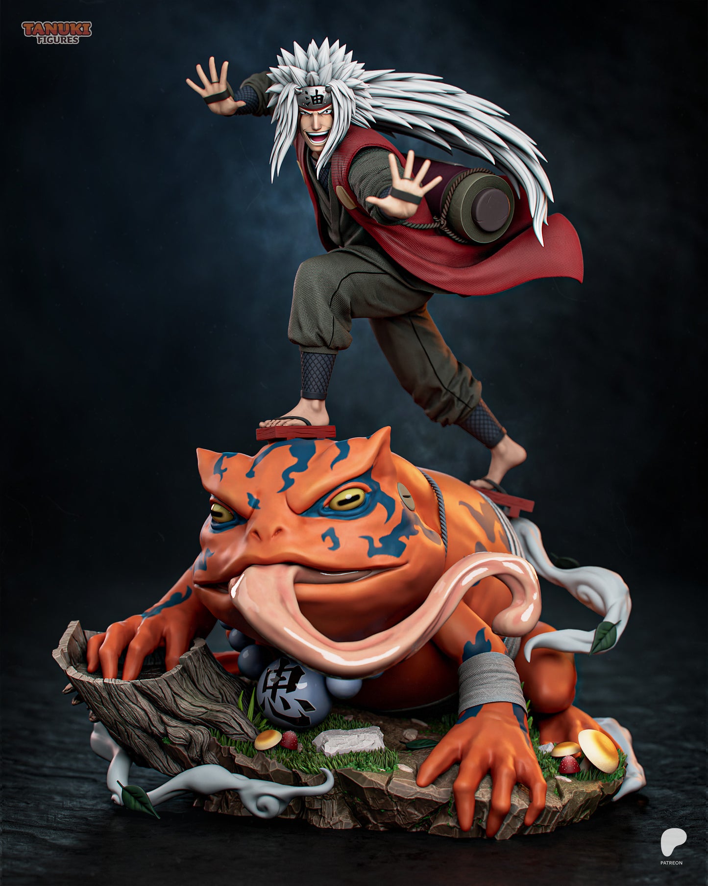 Tanuki Figures Jiraya - Naturo
