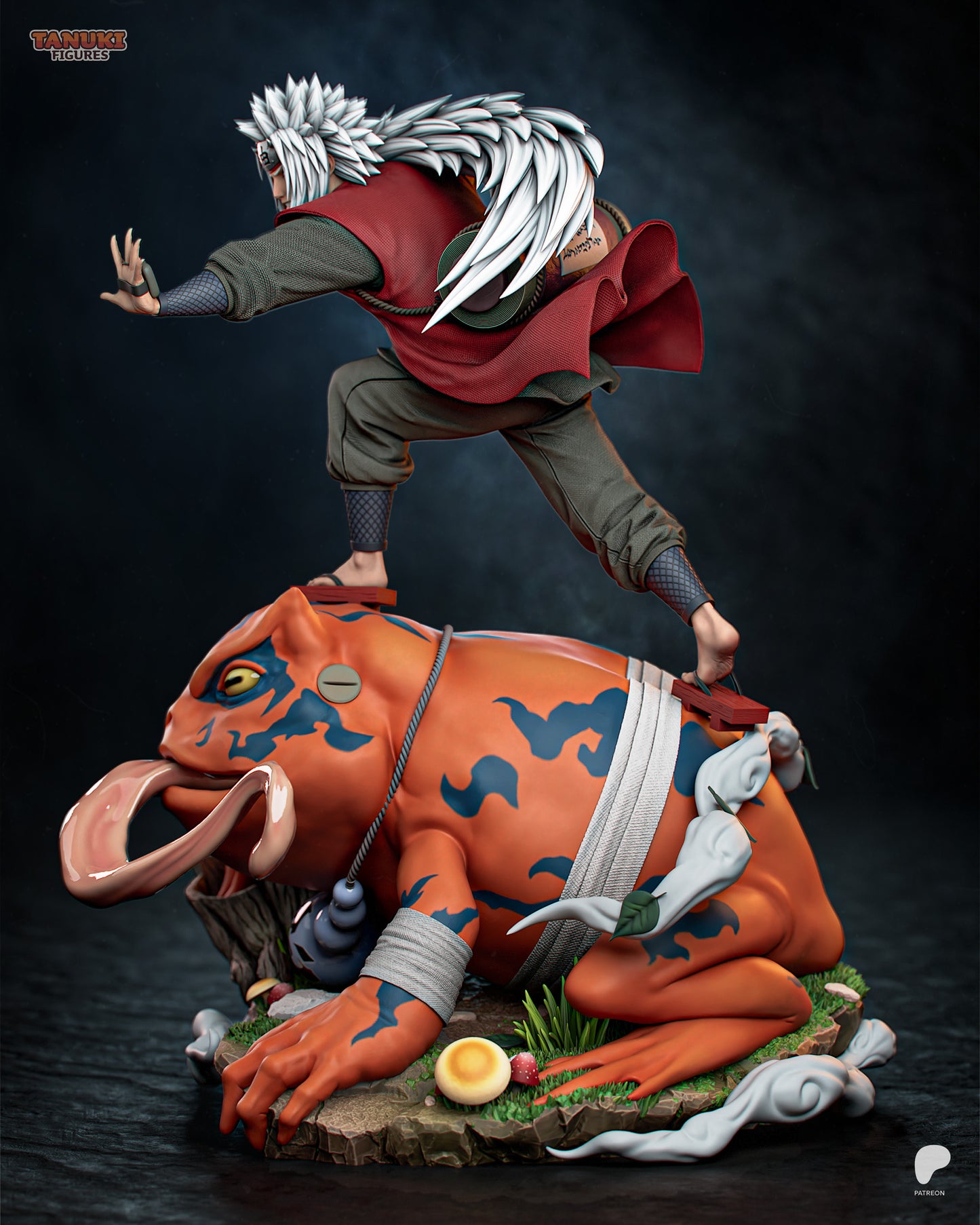Tanuki Figures Jiraya - Naturo