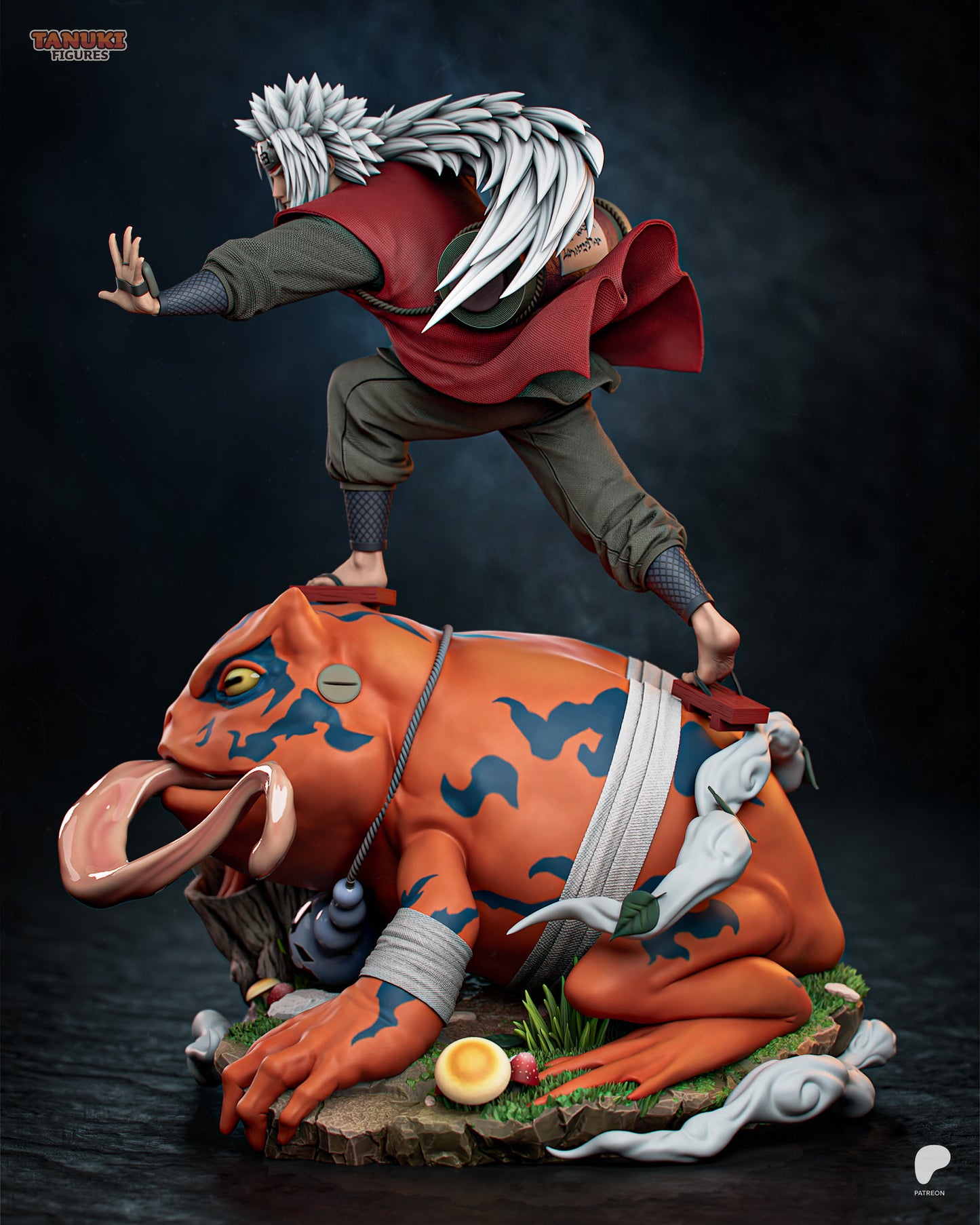 Tanuki Figures Jiraya - Naturo