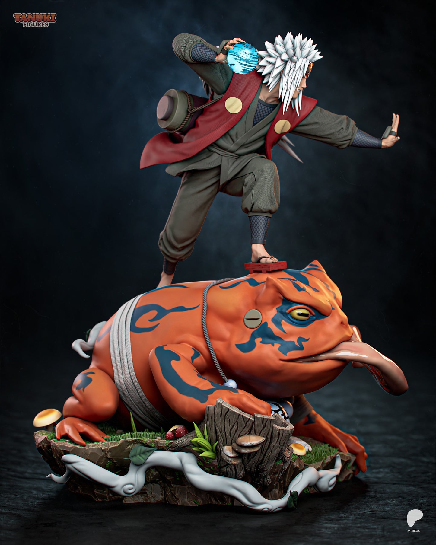 Tanuki Figures Jiraya - Naturo