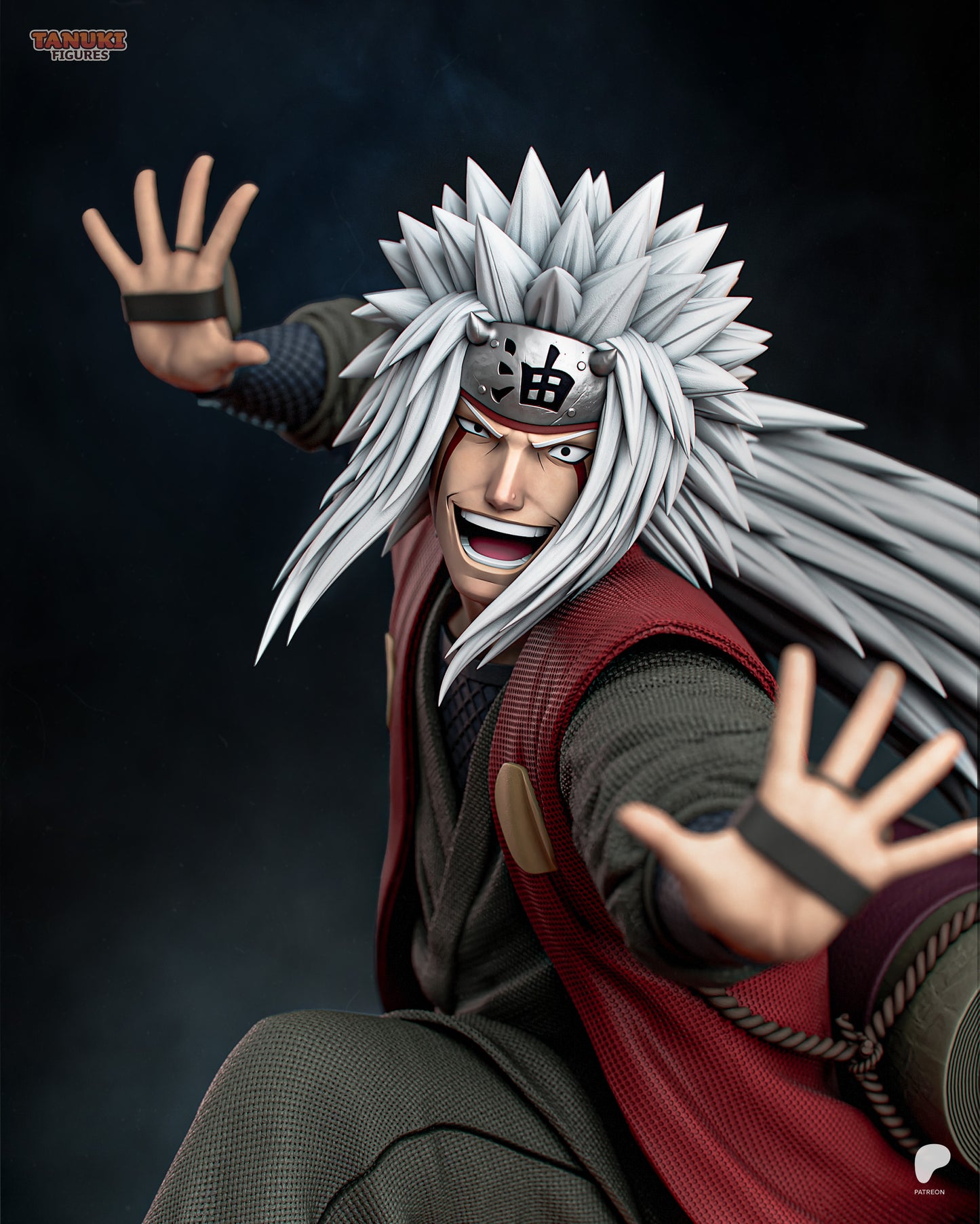 Tanuki Figures Jiraya - Naturo