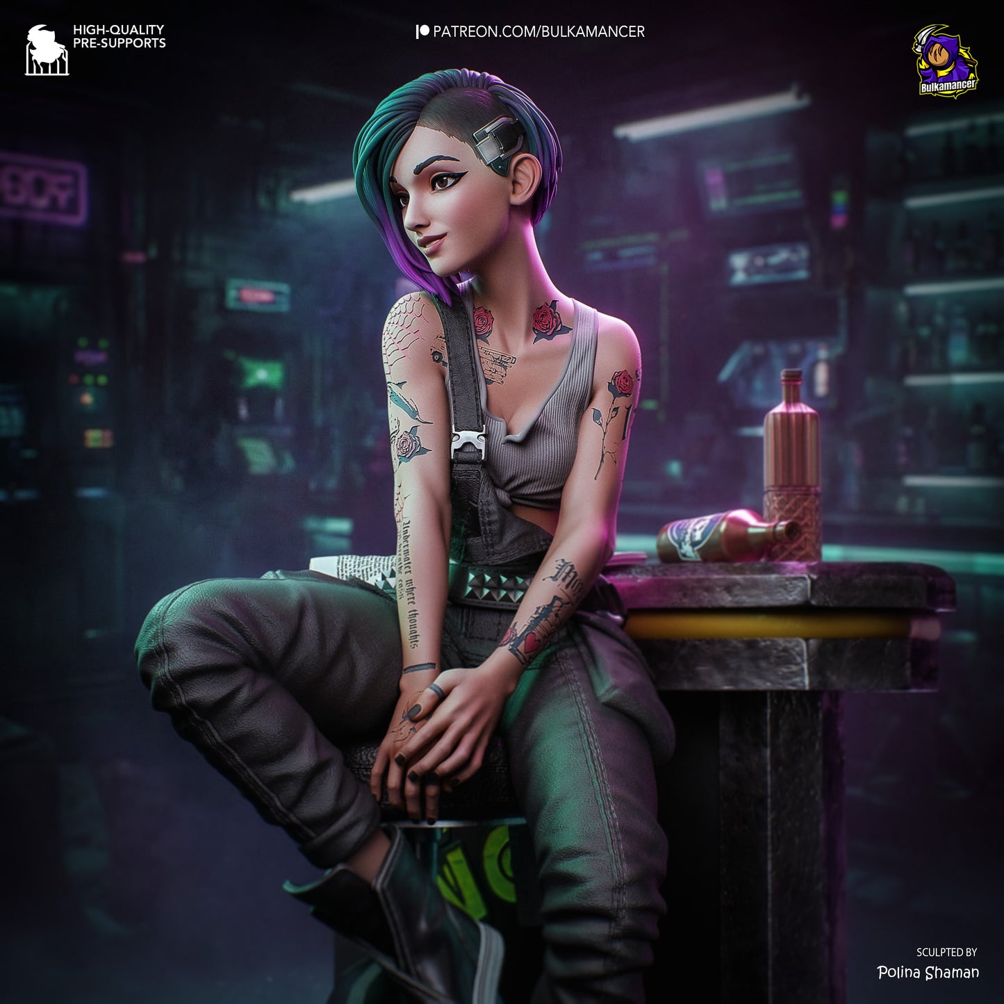 Bulkamancer Sculps Judy - Cyberpunk 2077