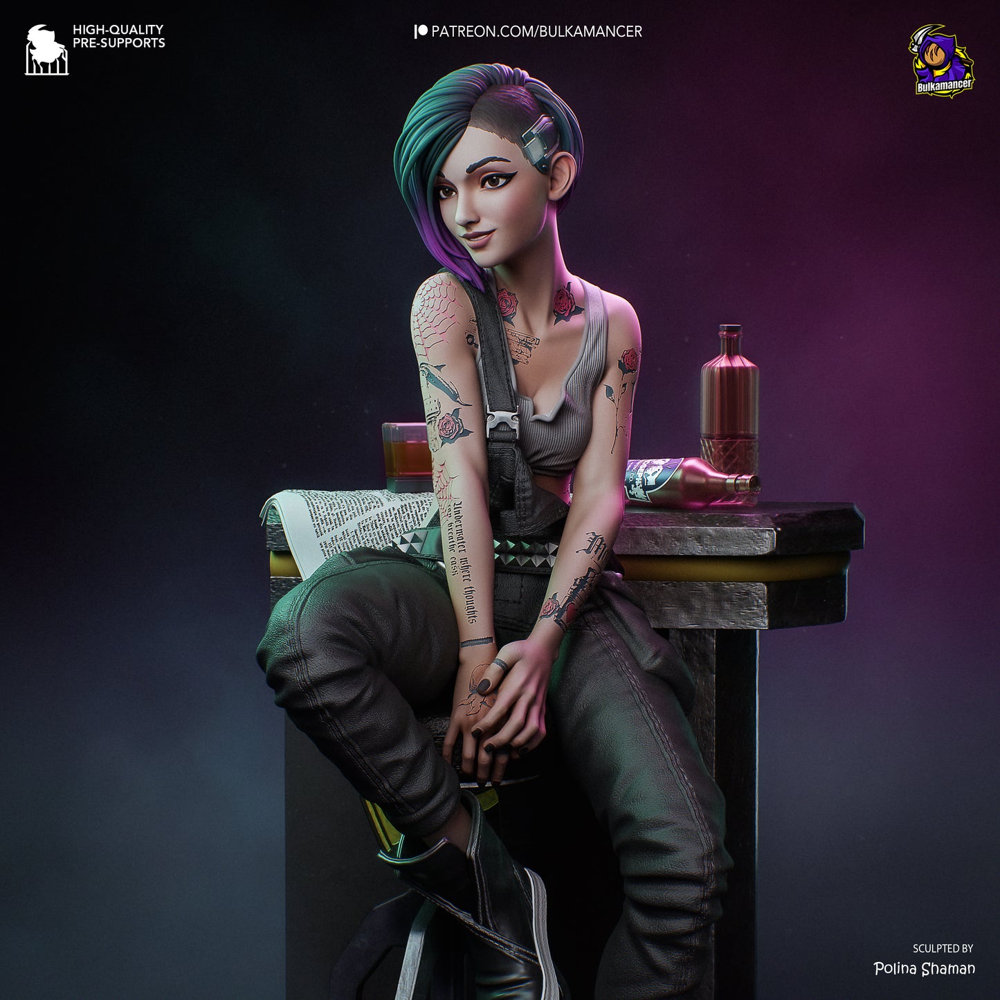 Bulkamancer Sculps Judy - Cyberpunk 2077