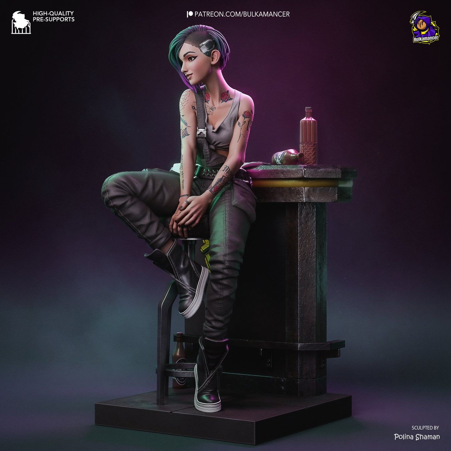 Bulkamancer Sculps Judy - Cyberpunk 2077