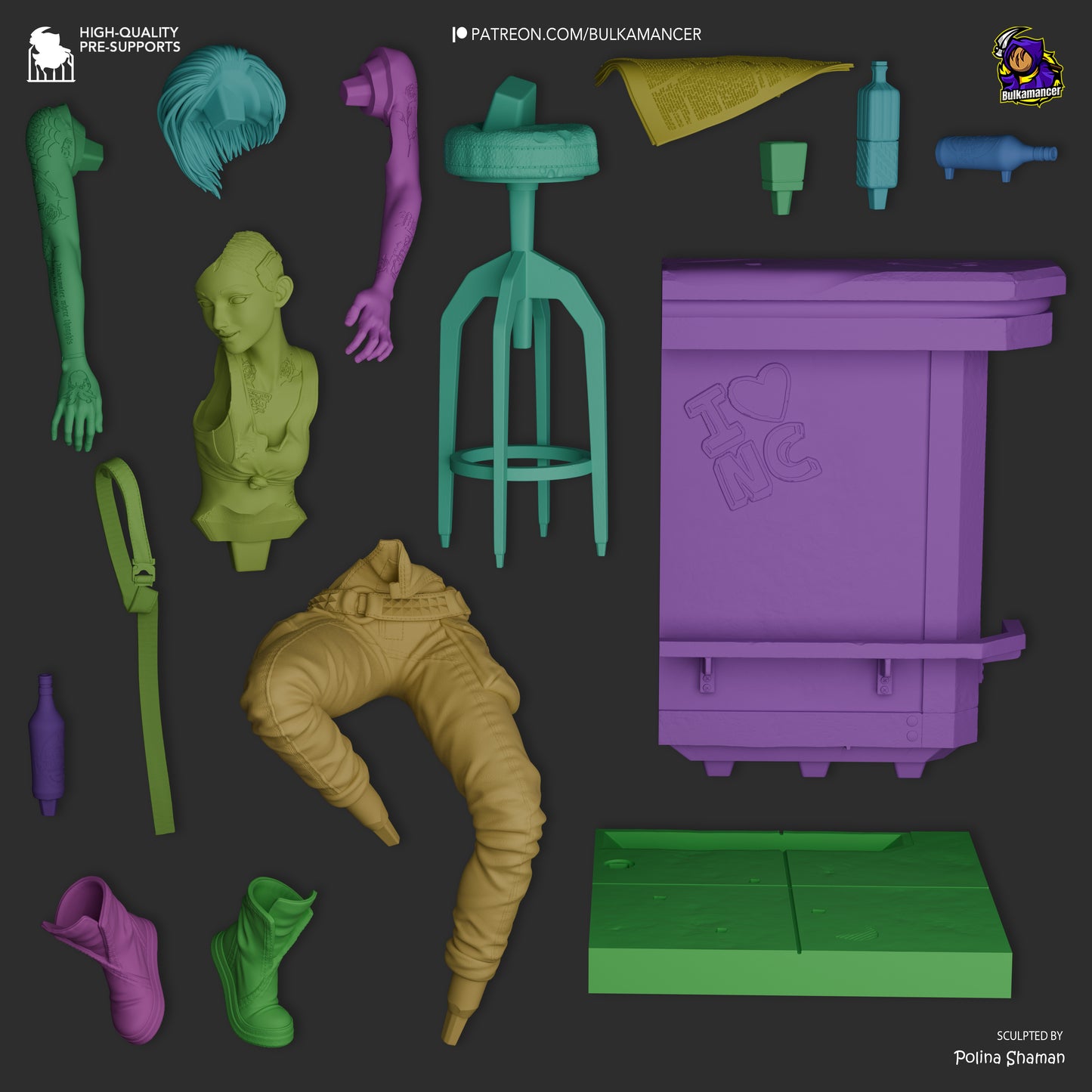 Bulkamancer Sculps Judy - Cyberpunk 2077