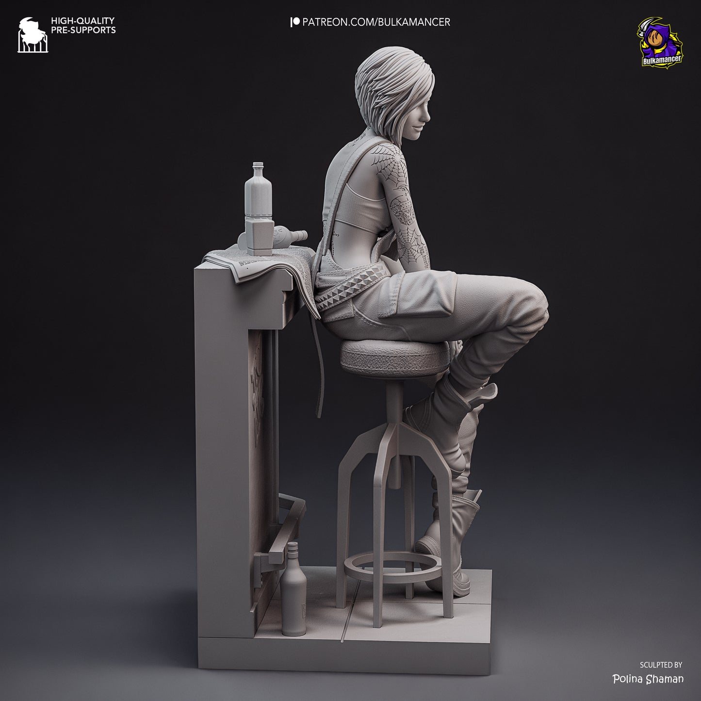 Bulkamancer Sculps Judy - Cyberpunk 2077