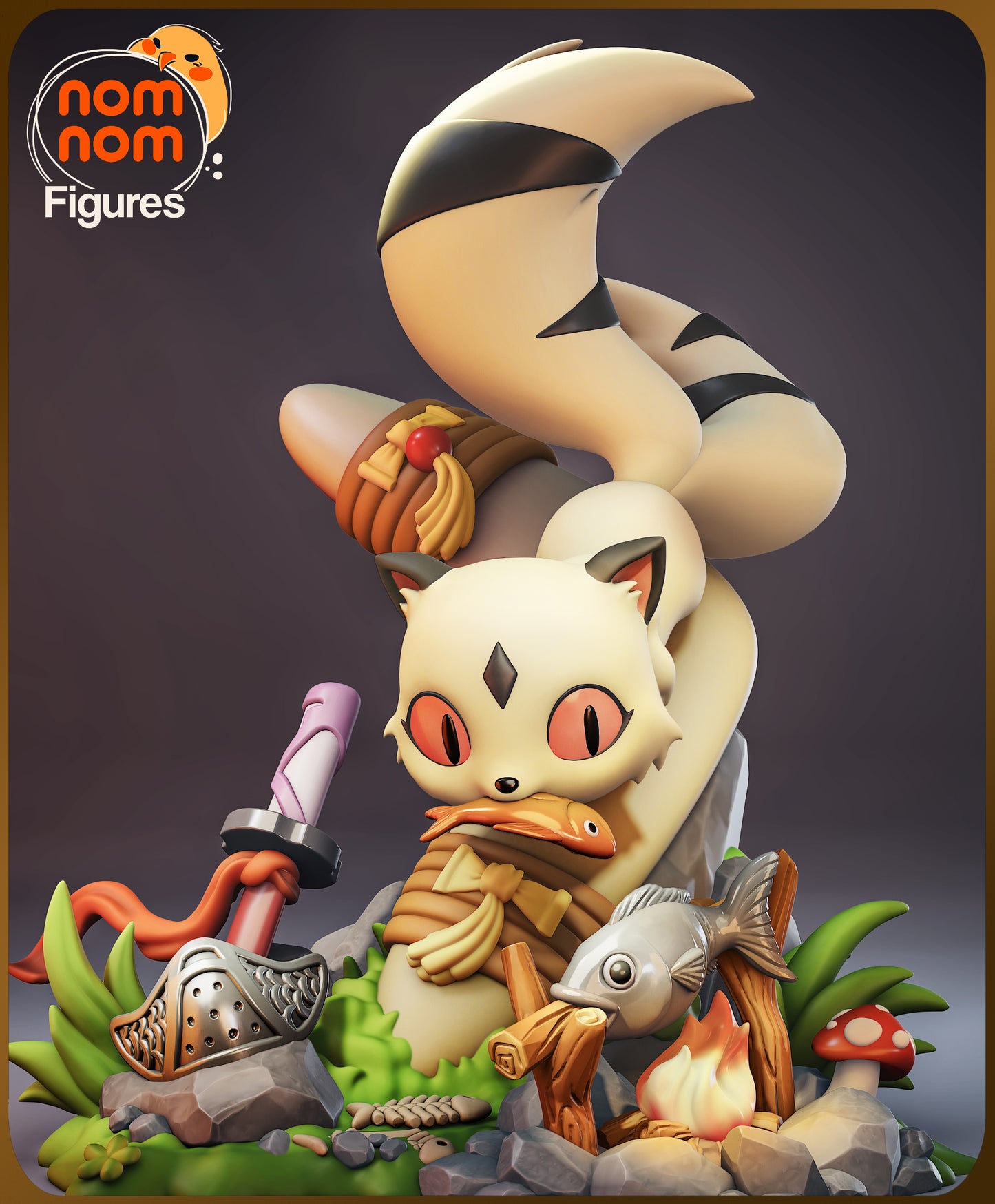 Nomnom Figures Chibi Kirara - Inuyasha