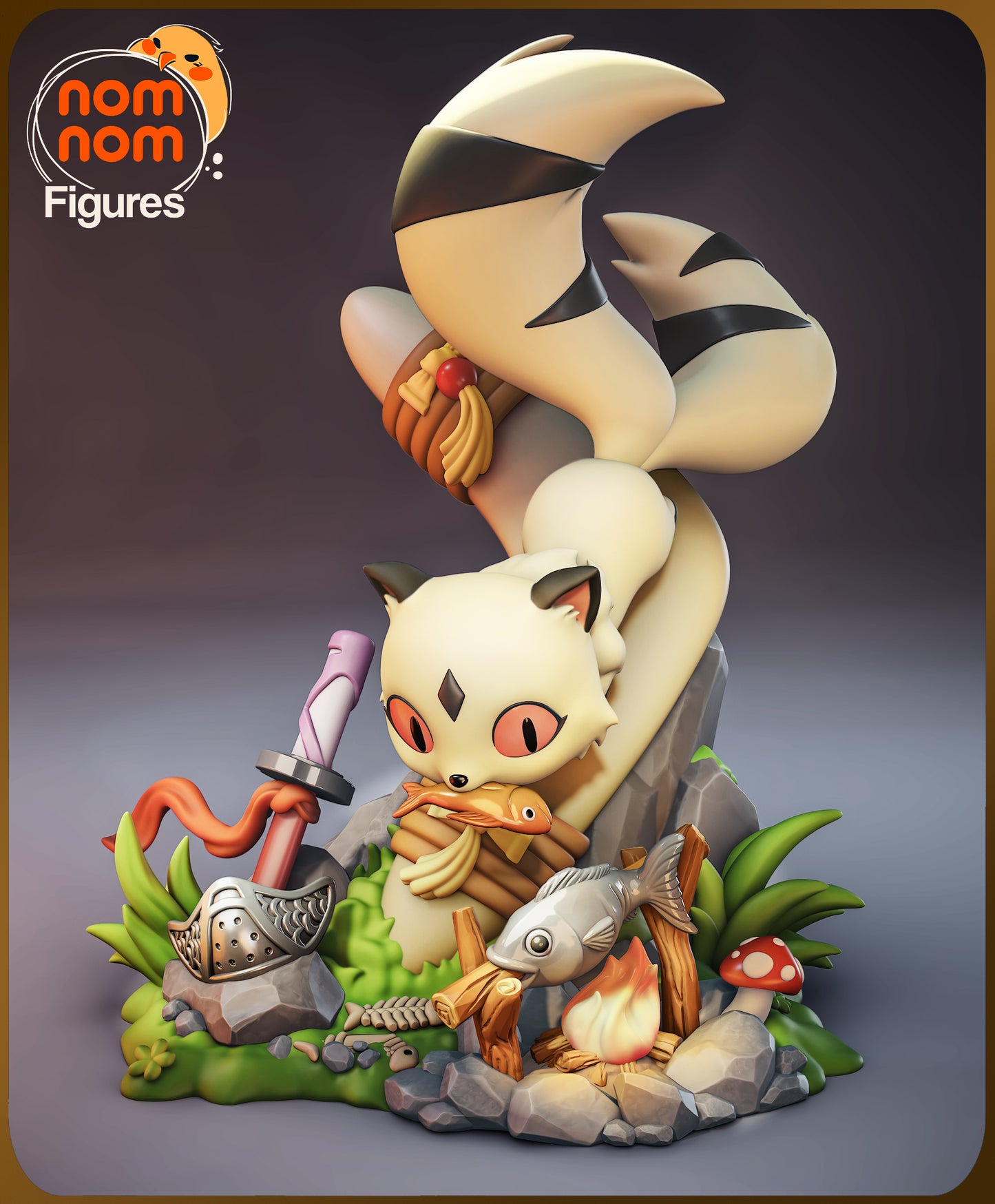 Nomnom Figures Chibi Kirara - Inuyasha