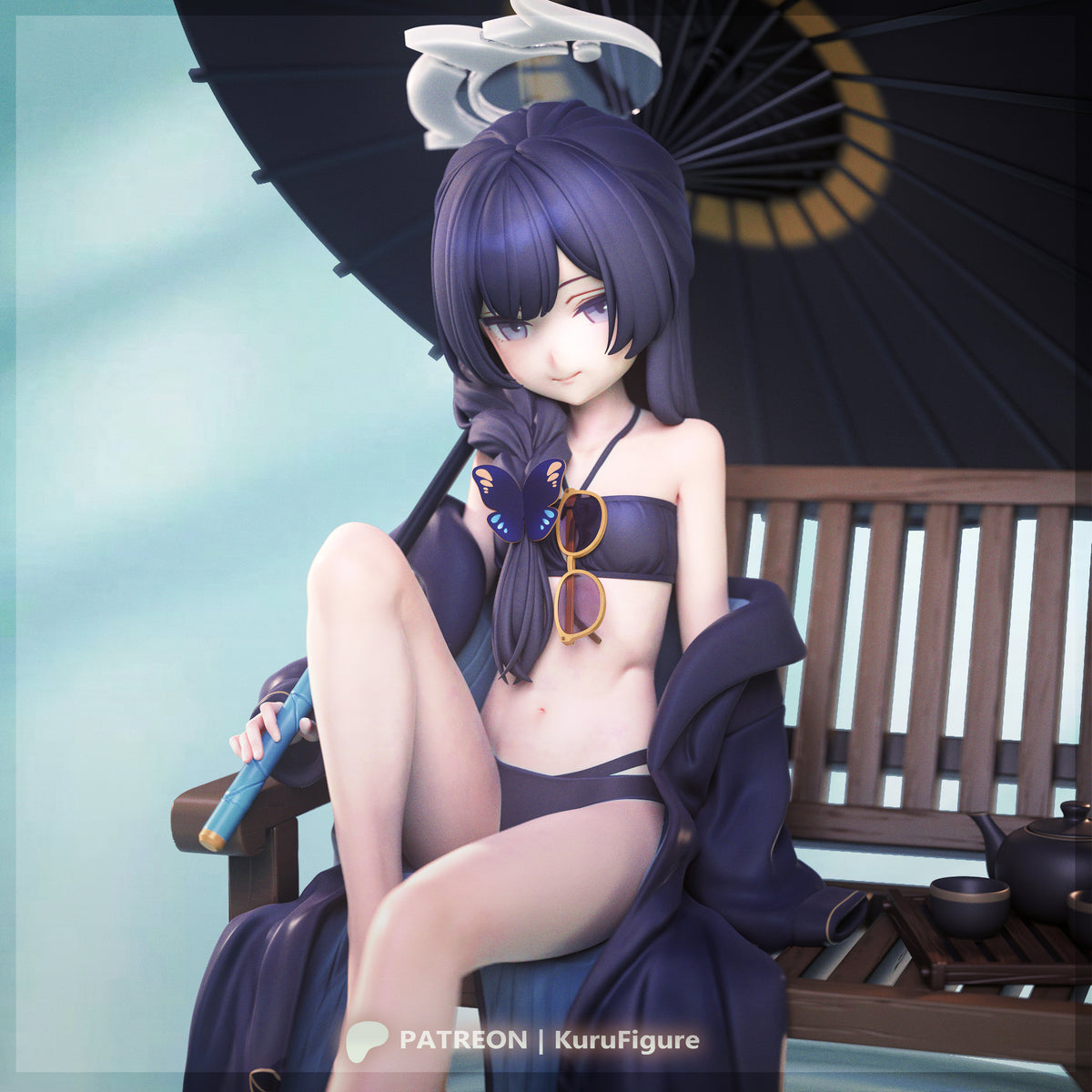 Kuru Figures Kisaki (Swimsuit) - Blue Archive