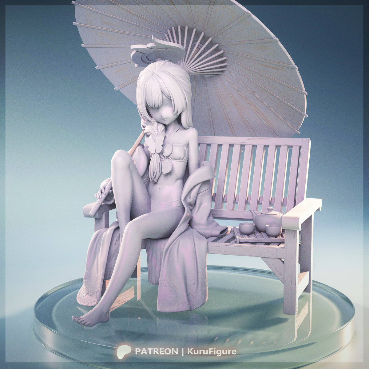 Kuru Figures Kisaki (Swimsuit) - Blue Archive