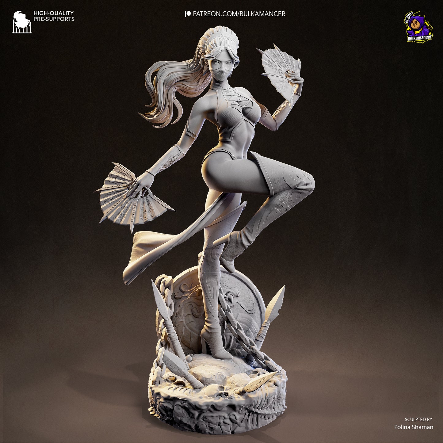 Bulkamancer Sculps Kitana - Mortal Kombat