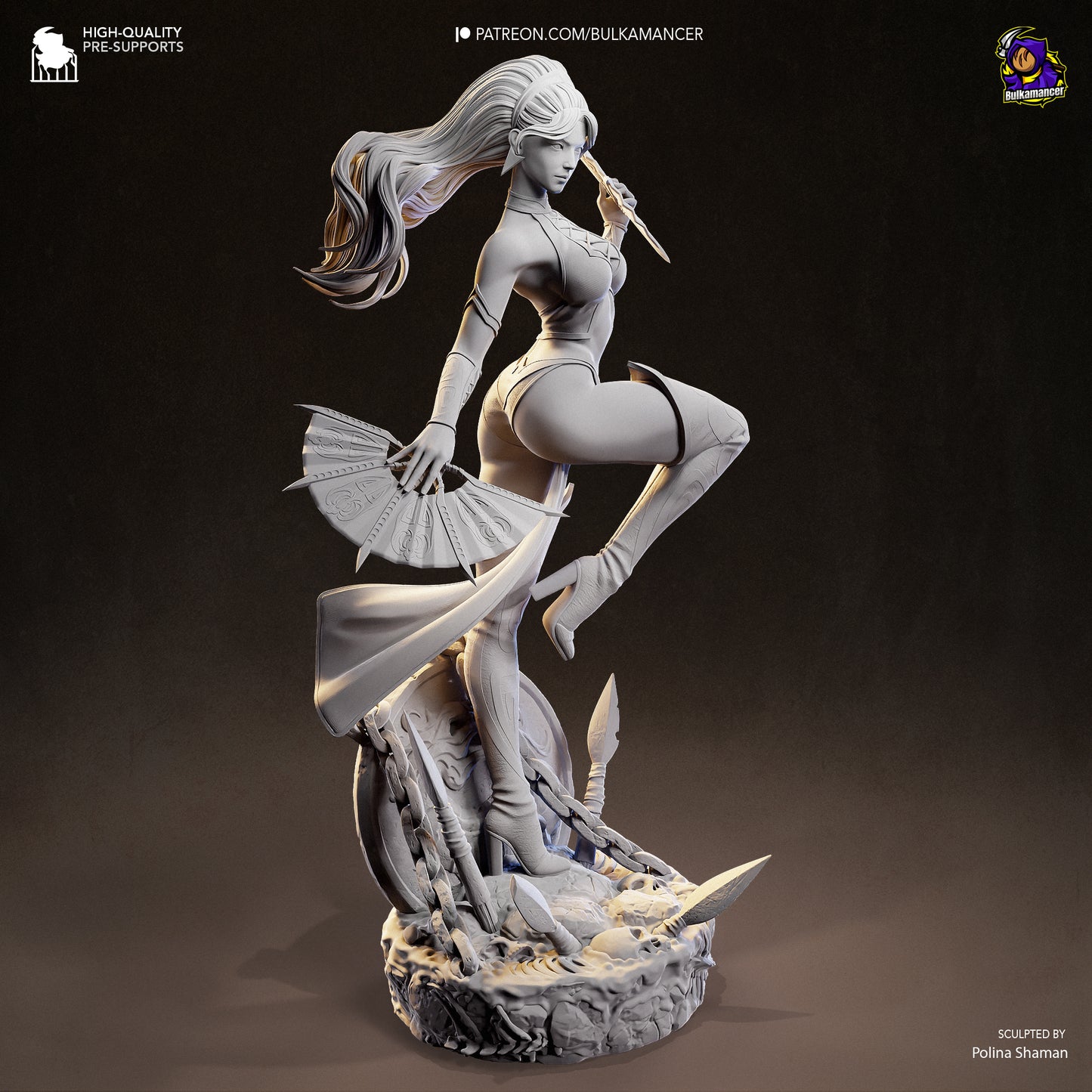 Bulkamancer Sculps Kitana - Mortal Kombat