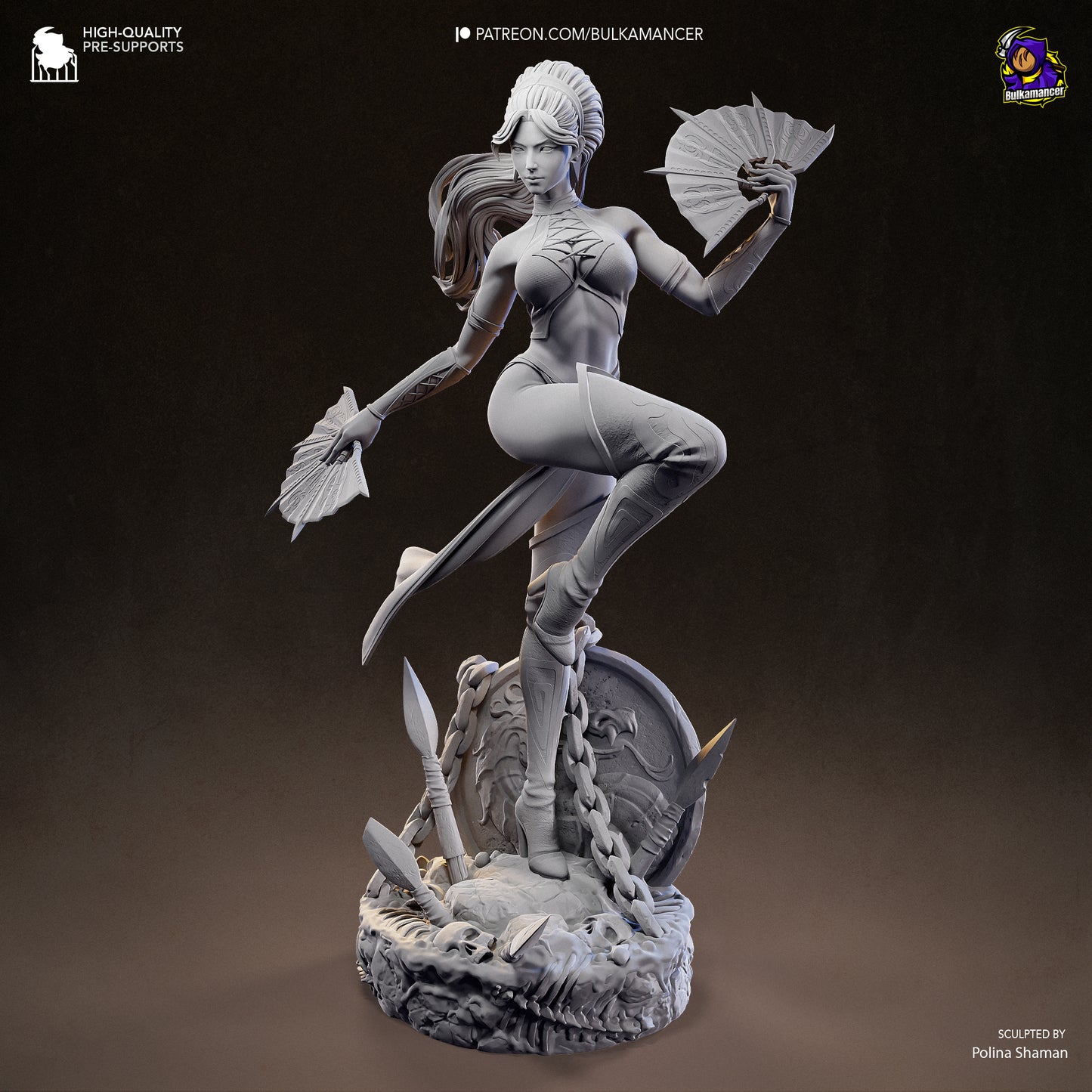 Bulkamancer Sculps Kitana - Mortal Kombat