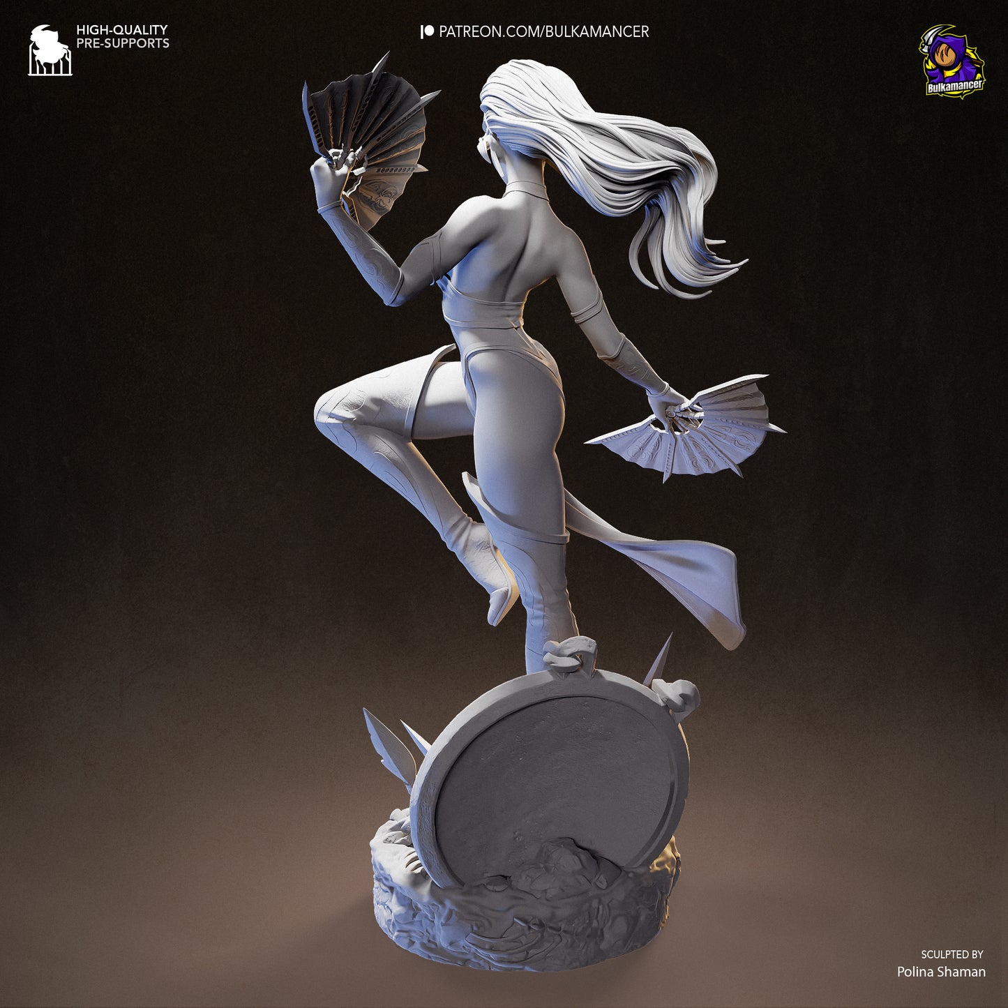 Bulkamancer Sculps Kitana - Mortal Kombat