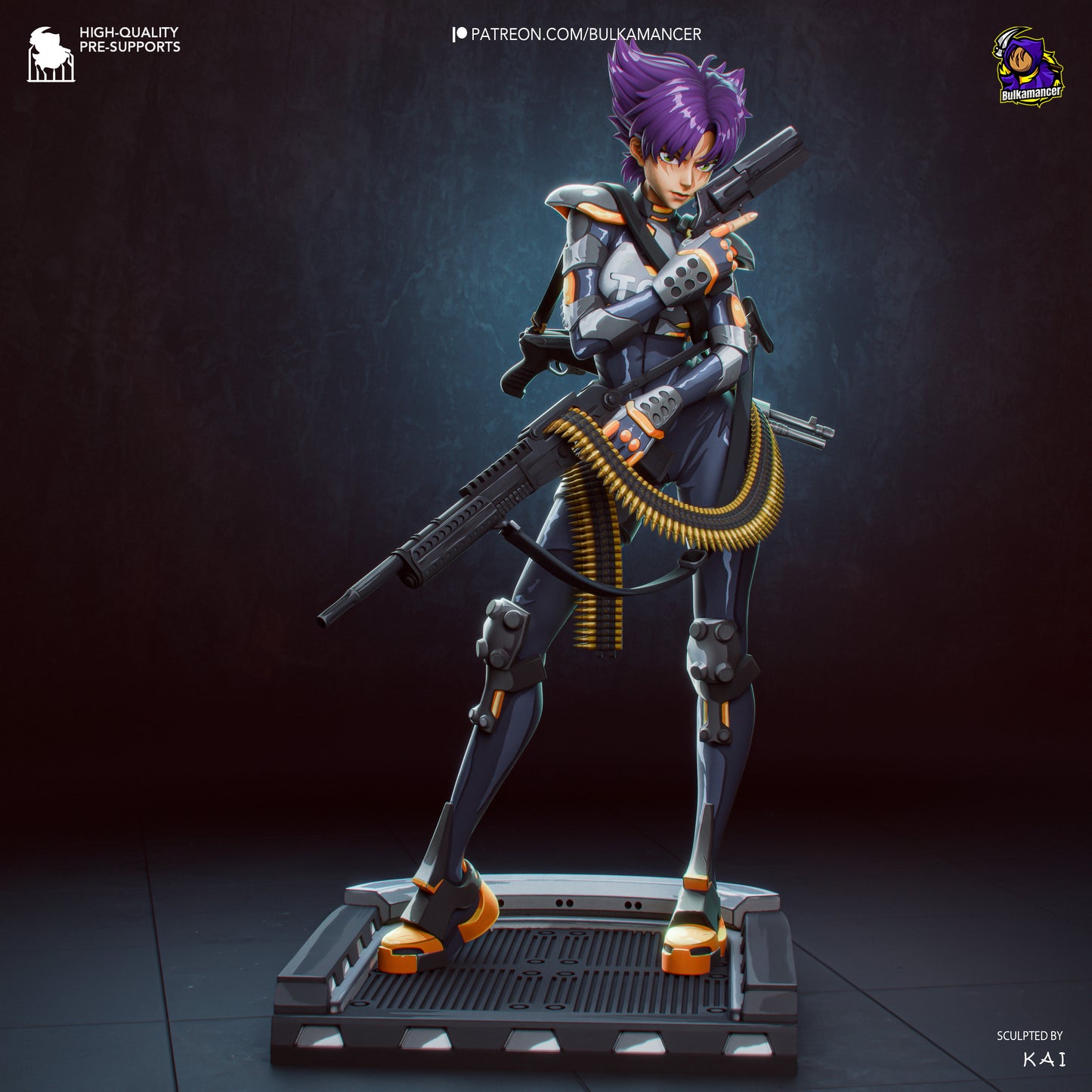 Bulkamancer Sculps Konoko - Oni