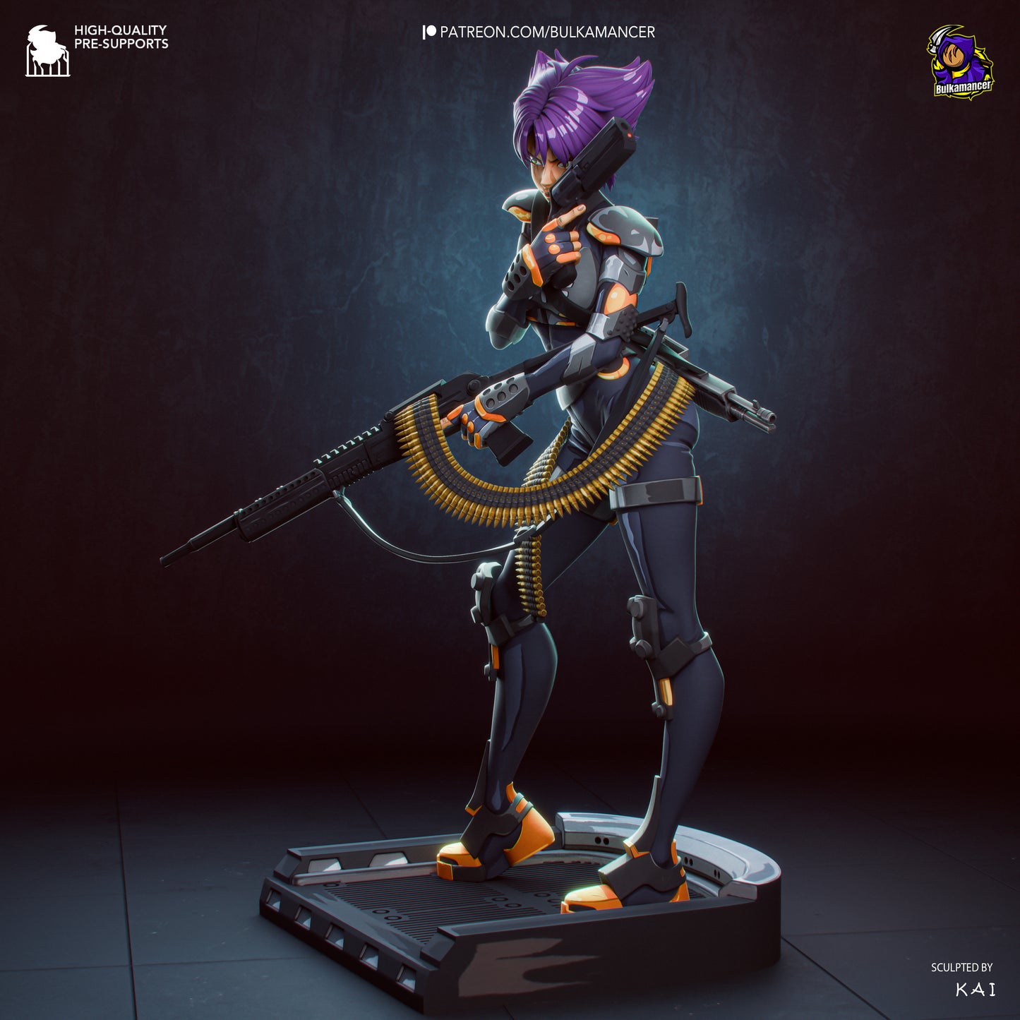 Bulkamancer Sculps Konoko - Oni
