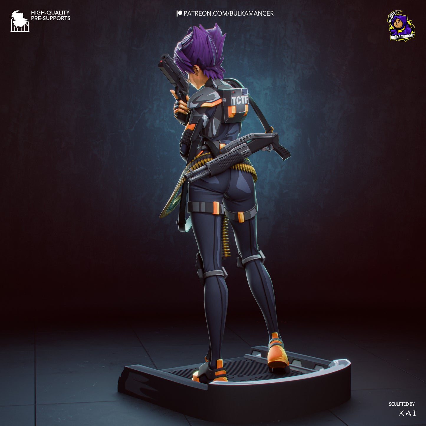Bulkamancer Sculps Konoko - Oni