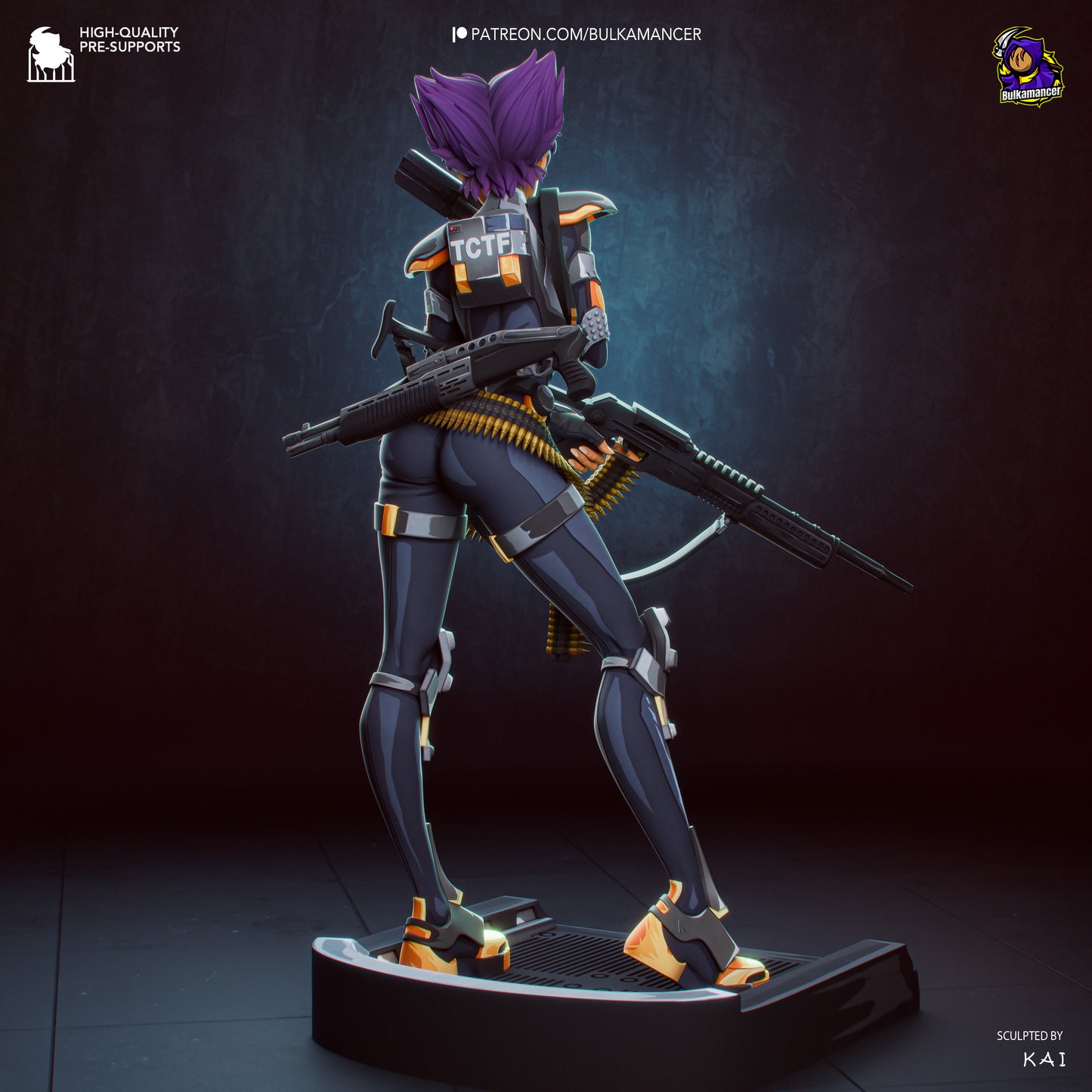 Bulkamancer Sculps Konoko - Oni