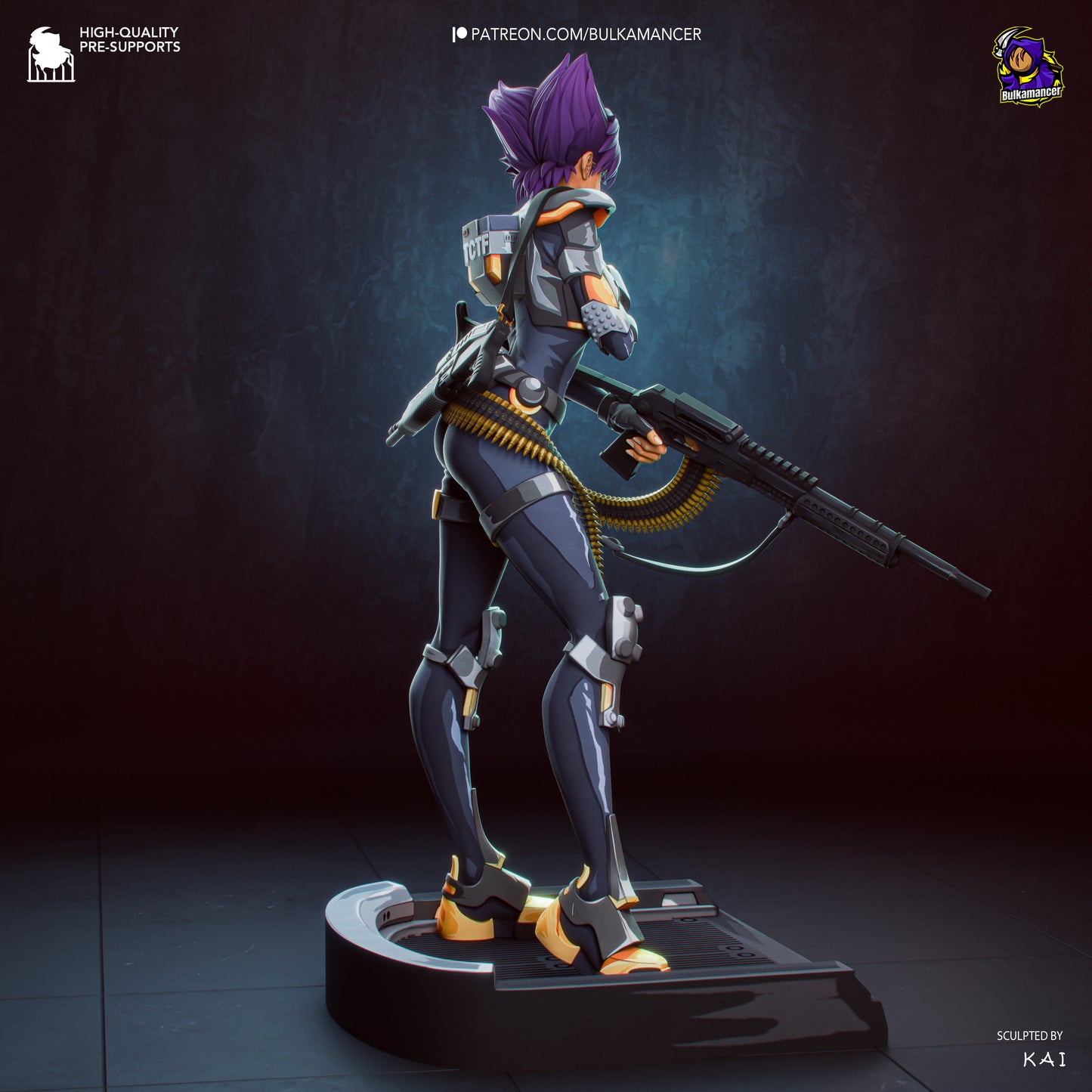 Bulkamancer Sculps Konoko - Oni