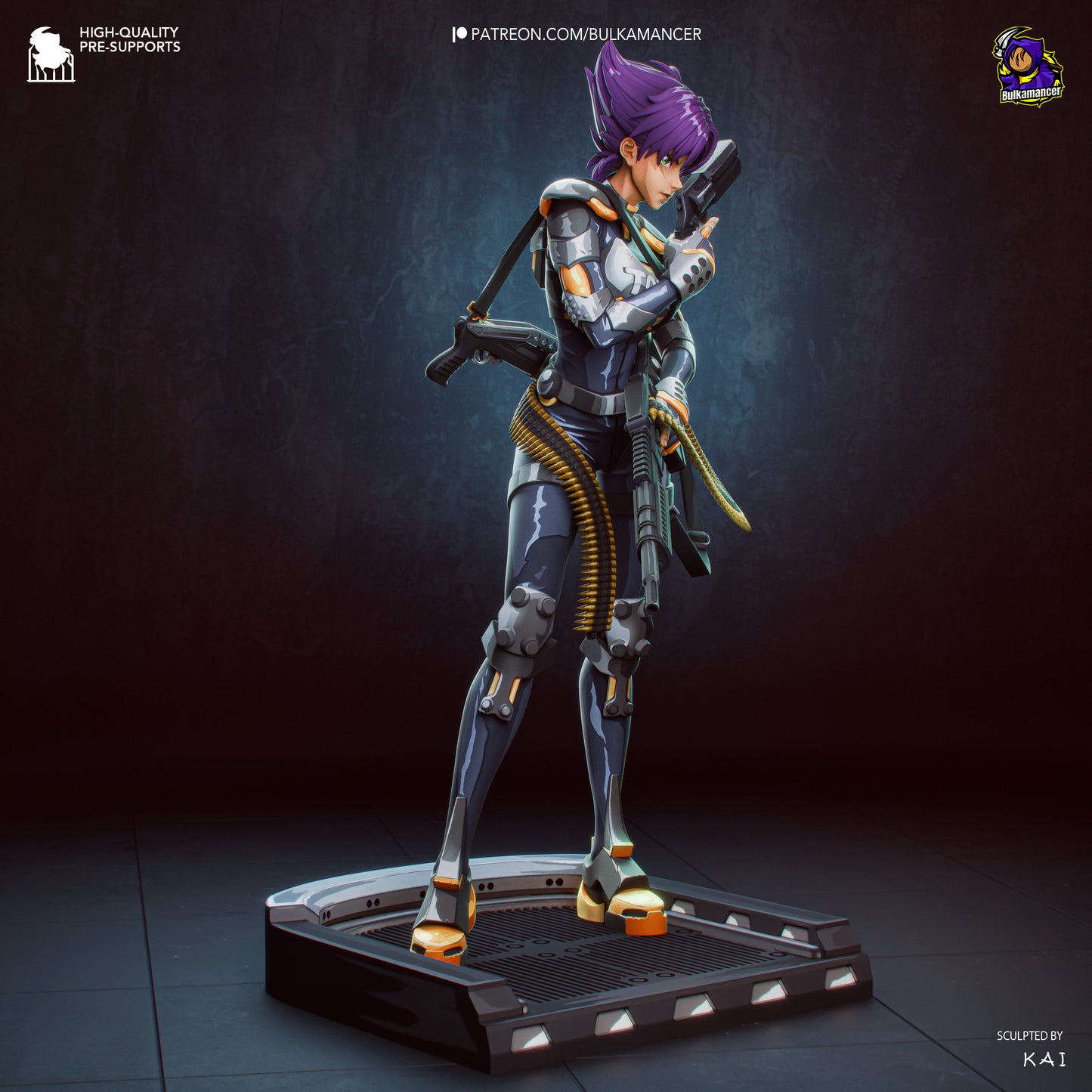 Bulkamancer Sculps Konoko - Oni