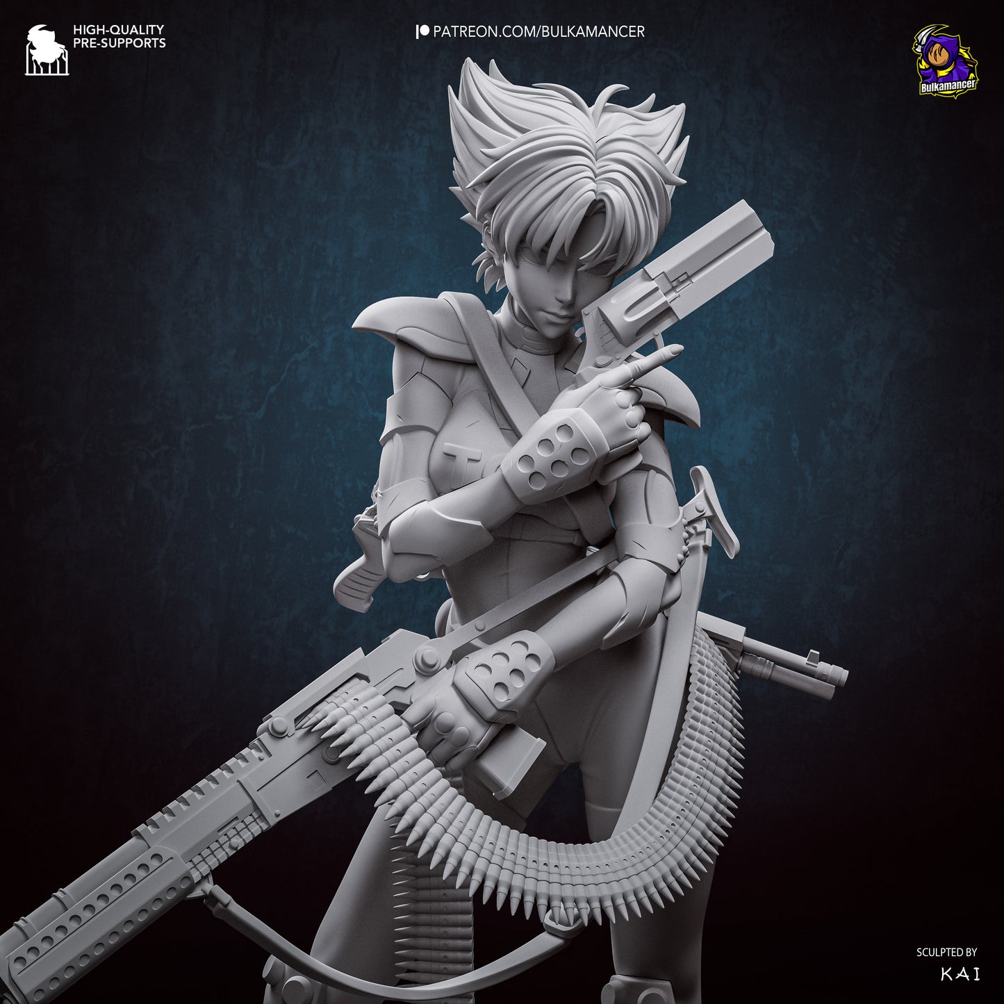 Bulkamancer Sculps Konoko - Oni
